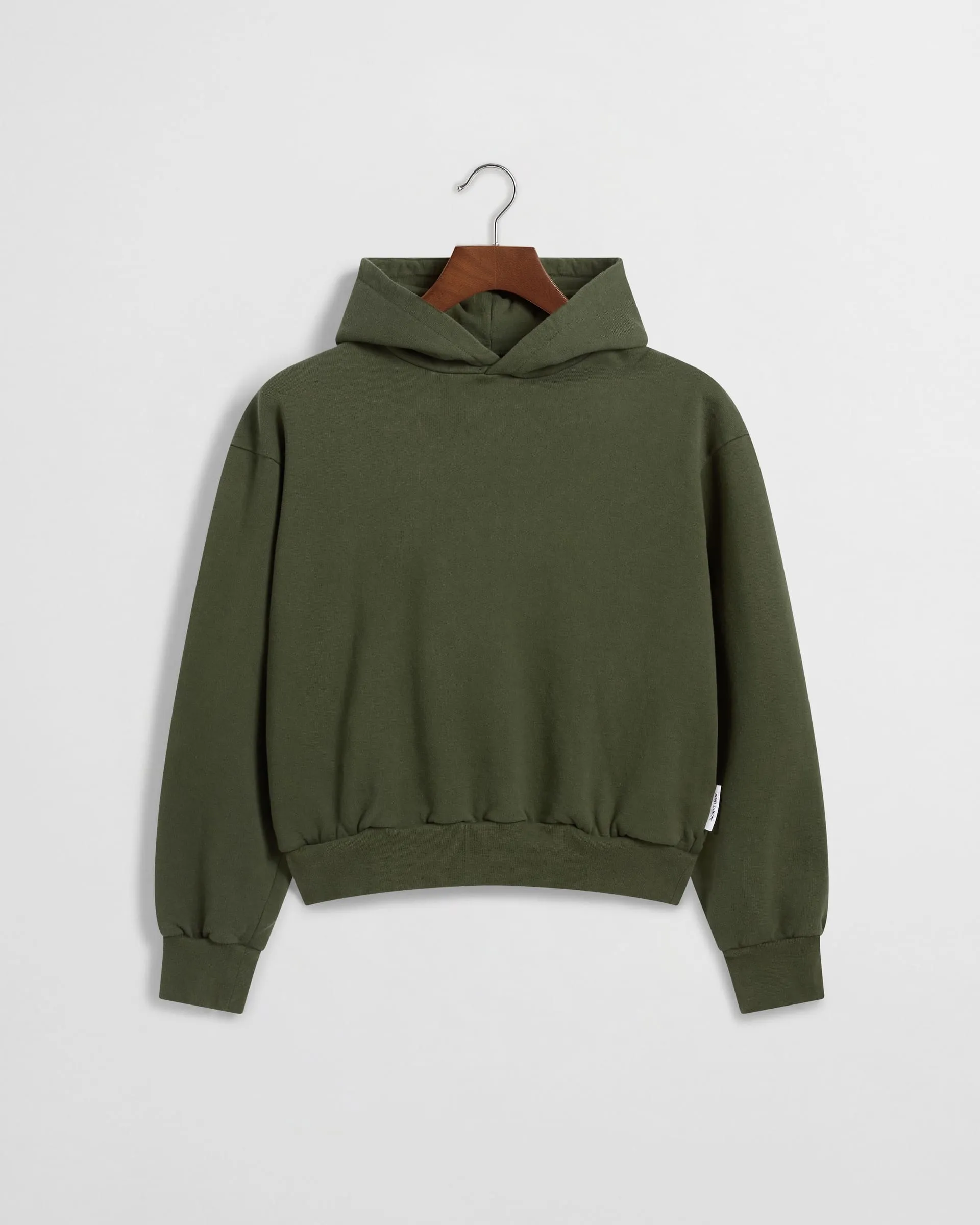 Essential Fleeceback Hoodie - Mountain Green sold by Daniel Simmons product image thumbnail 5