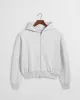 Zip Fleeceback Hoodie - Ash Grey sold by Daniel Simmons