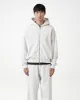 Zip Fleeceback Hoodie - Ash Grey sold by Daniel Simmons