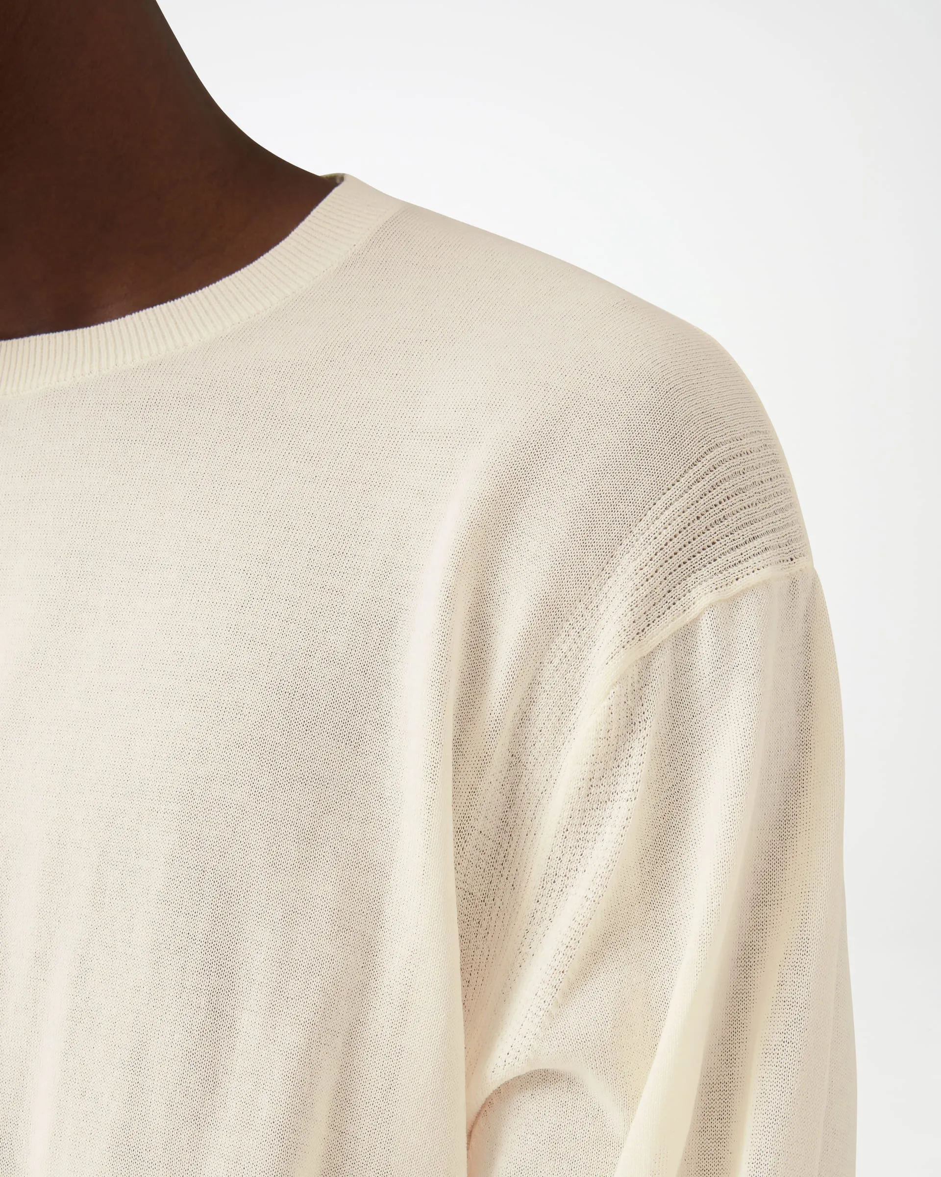 Elba Knit Long Sleeve - Cream sold by Daniel Simmons product image thumbnail 5