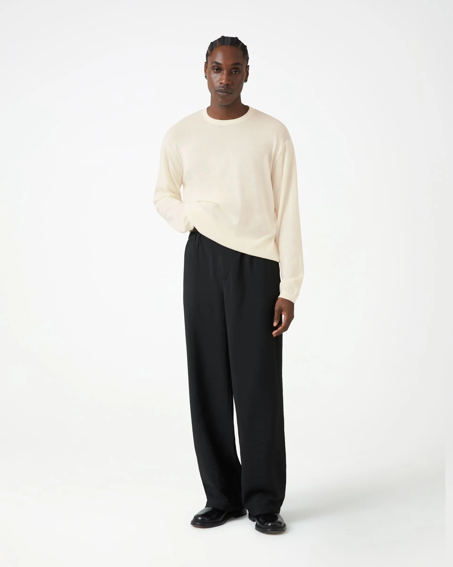 Elba Knit Long Sleeve - Cream sold by Daniel Simmons product image thumbnail 2