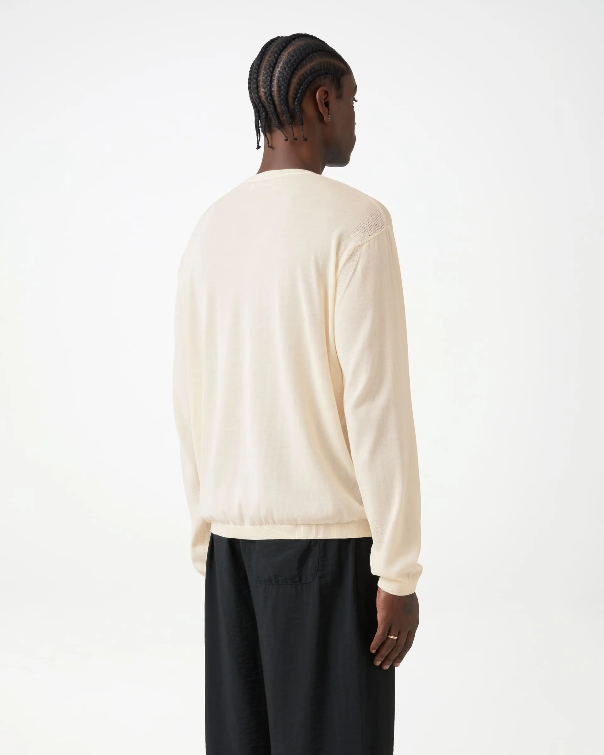 Elba Knit Long Sleeve - Cream sold by Daniel Simmons product image thumbnail 4