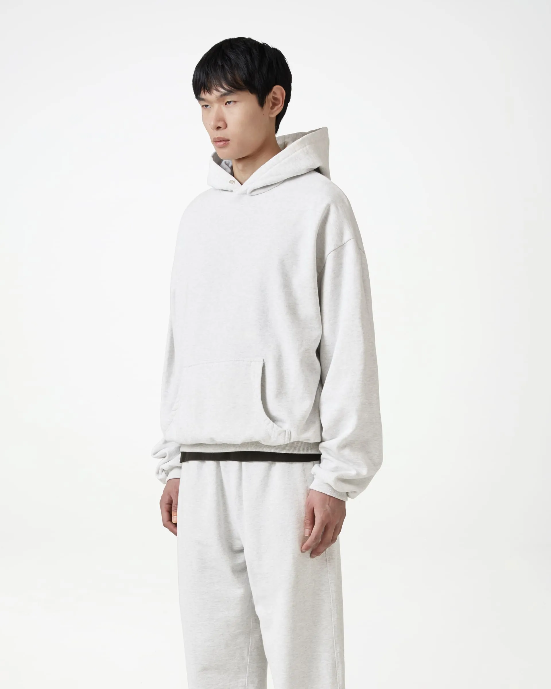 Box Fit Fleeceback Hoodie - Ash Grey sold by Daniel Simmons product image thumbnail 3