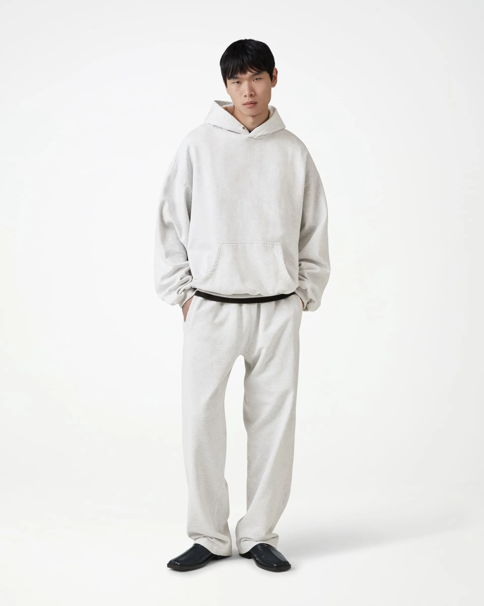 Box Fit Fleeceback Hoodie - Ash Grey sold by Daniel Simmons product image thumbnail 2