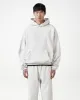 Box Fit Fleeceback Hoodie - Ash Grey sold by Daniel Simmons