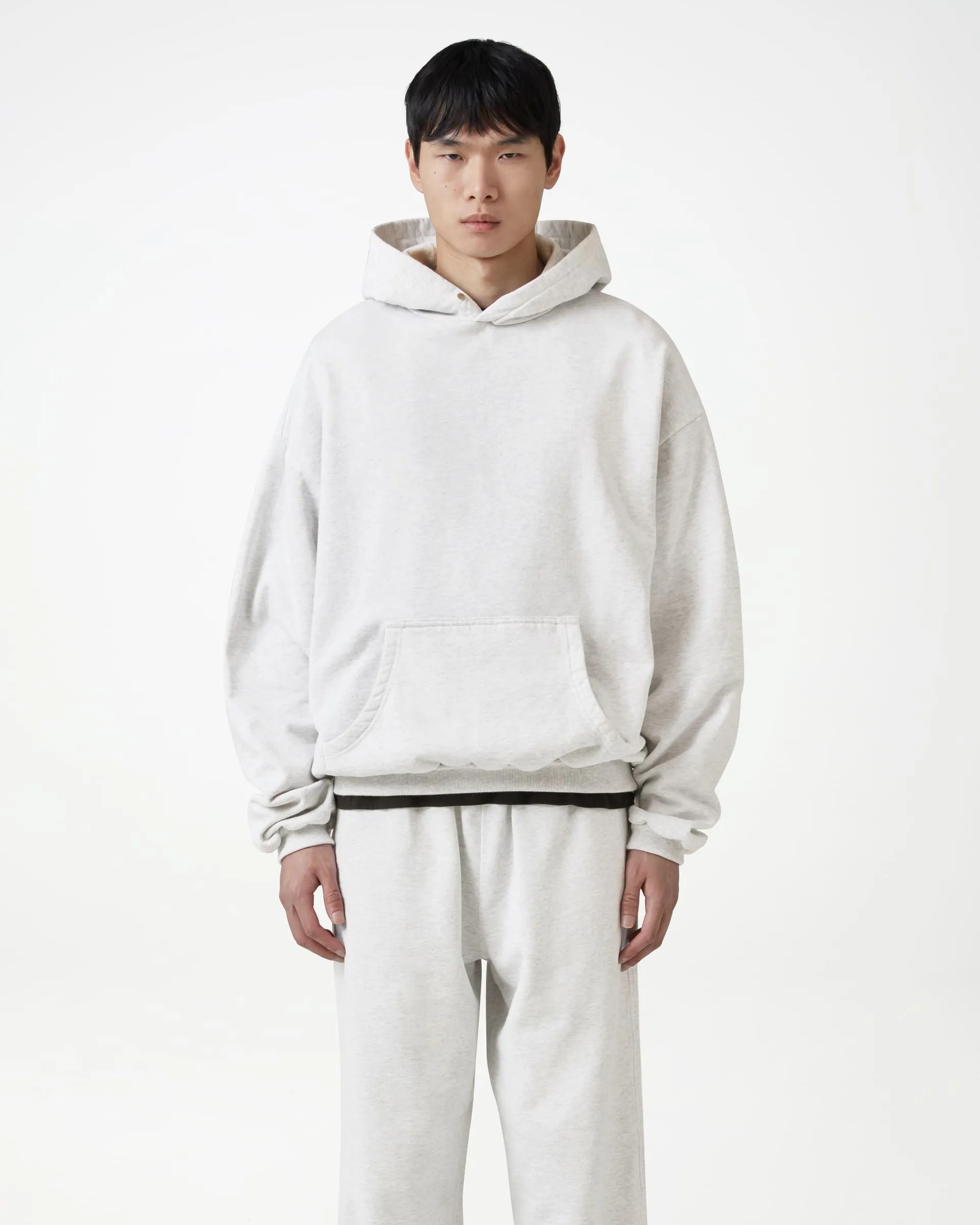 Box Fit Fleeceback Hoodie - Ash Grey sold by Daniel Simmons