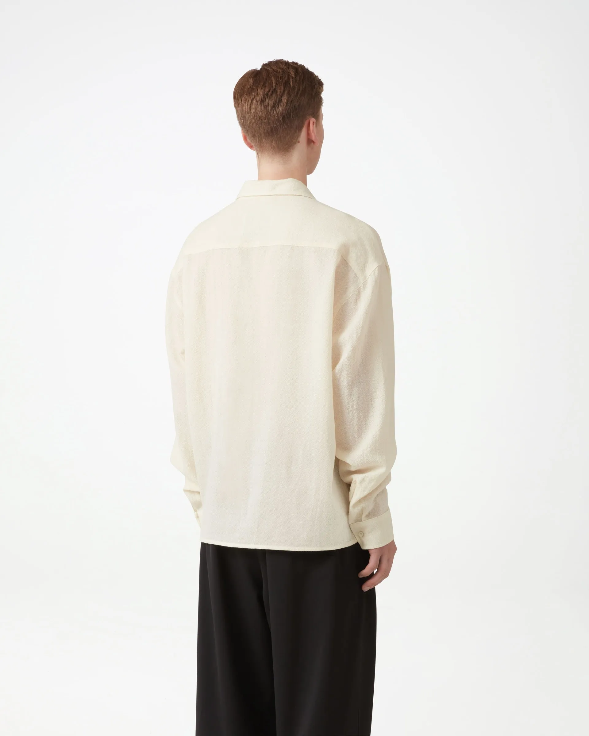 Marcello Shirt V2 - Cream sold by Daniel Simmons product image thumbnail 4