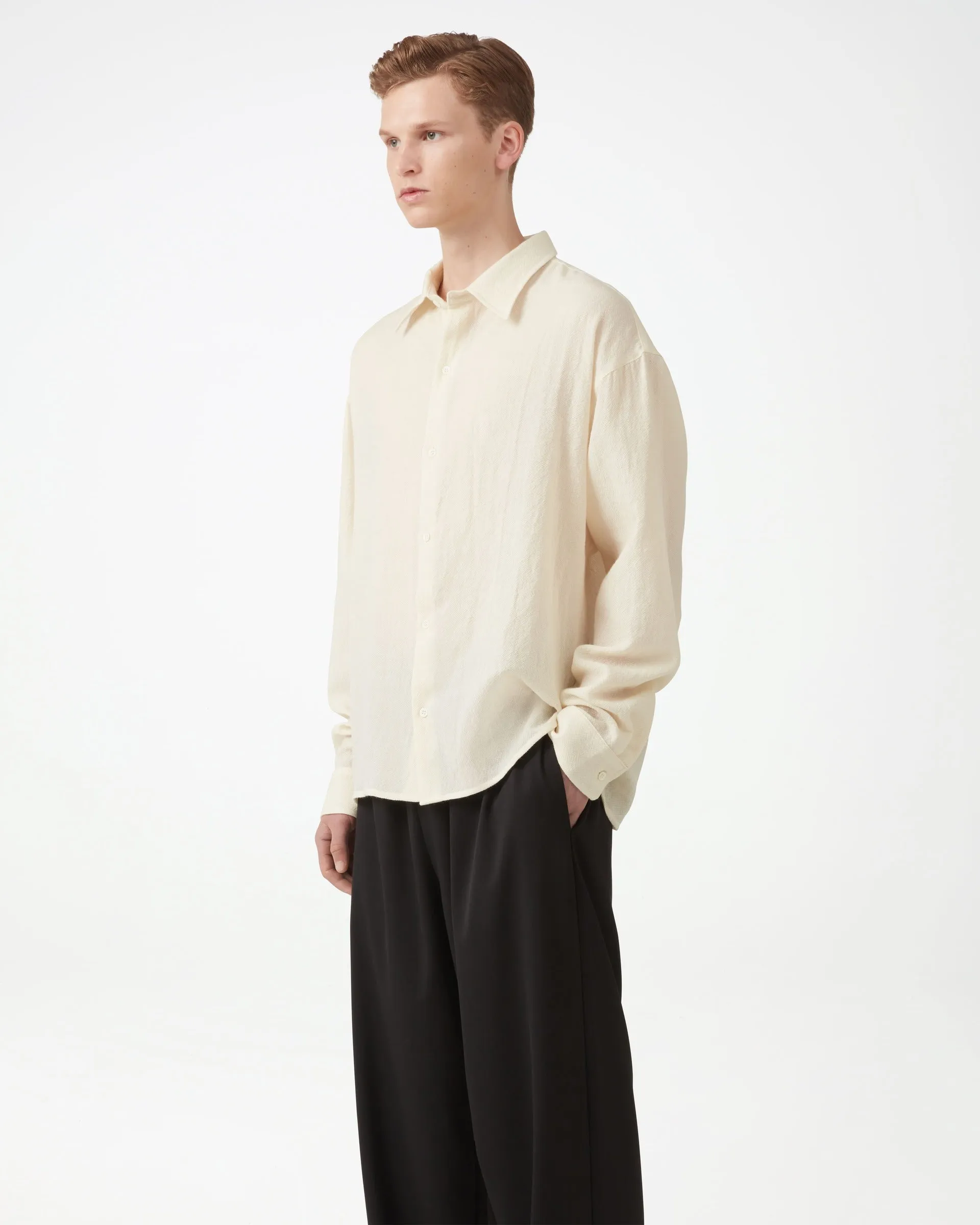 Marcello Shirt V2 - Cream sold by Daniel Simmons product image thumbnail 3