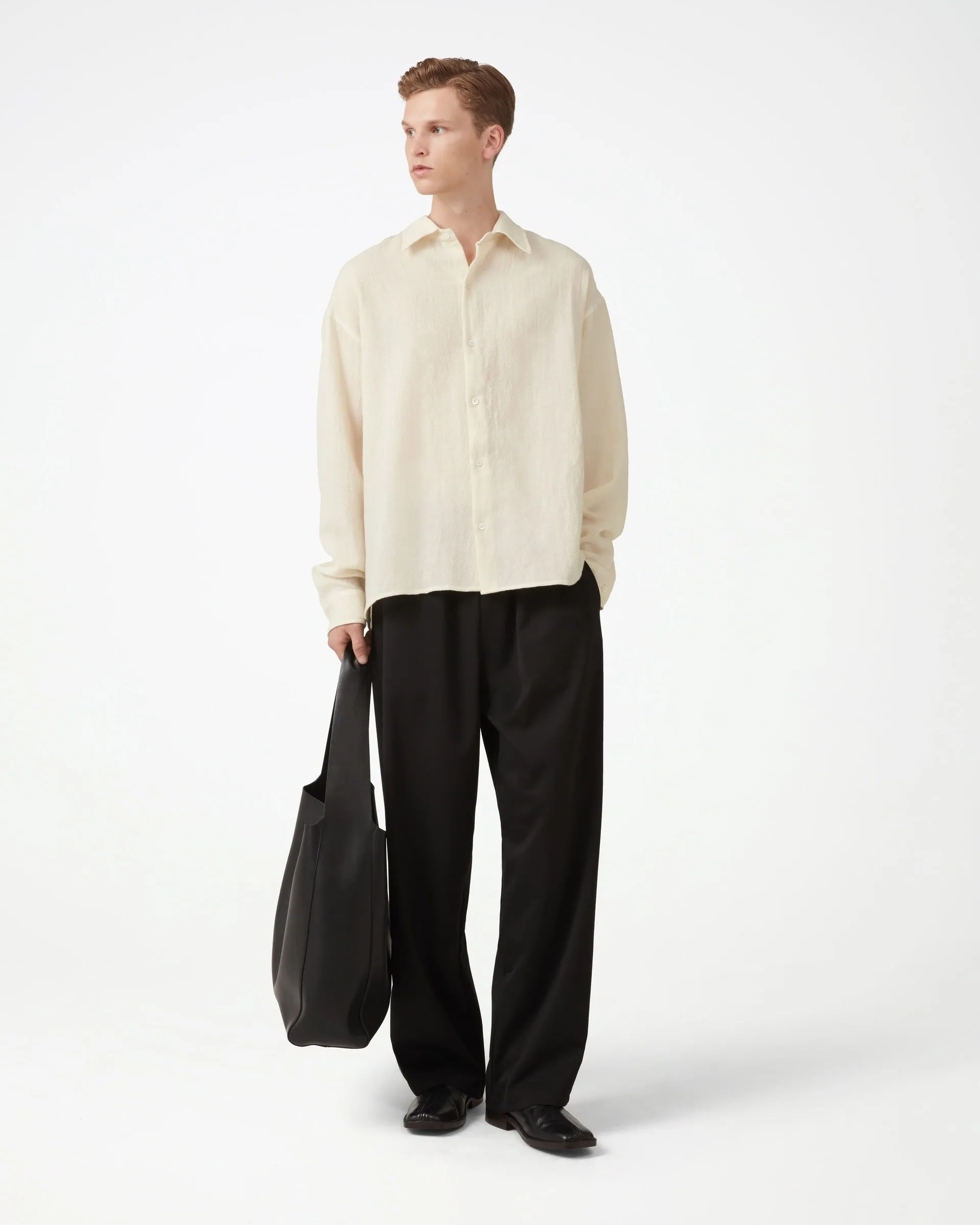 Marcello Shirt V2 - Cream sold by Daniel Simmons product image thumbnail 2