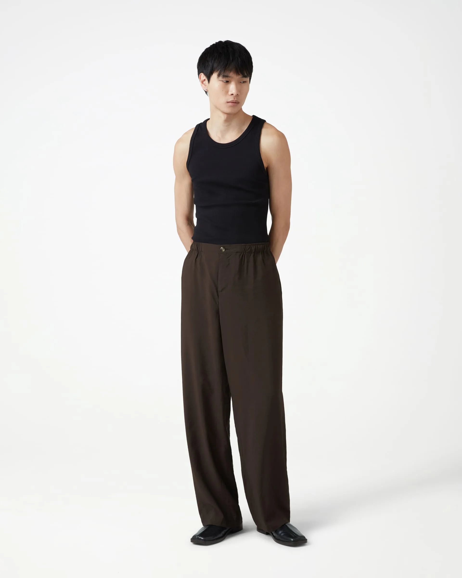 Evita Trousers - Brown sold by Daniel Simmons product image thumbnail 2