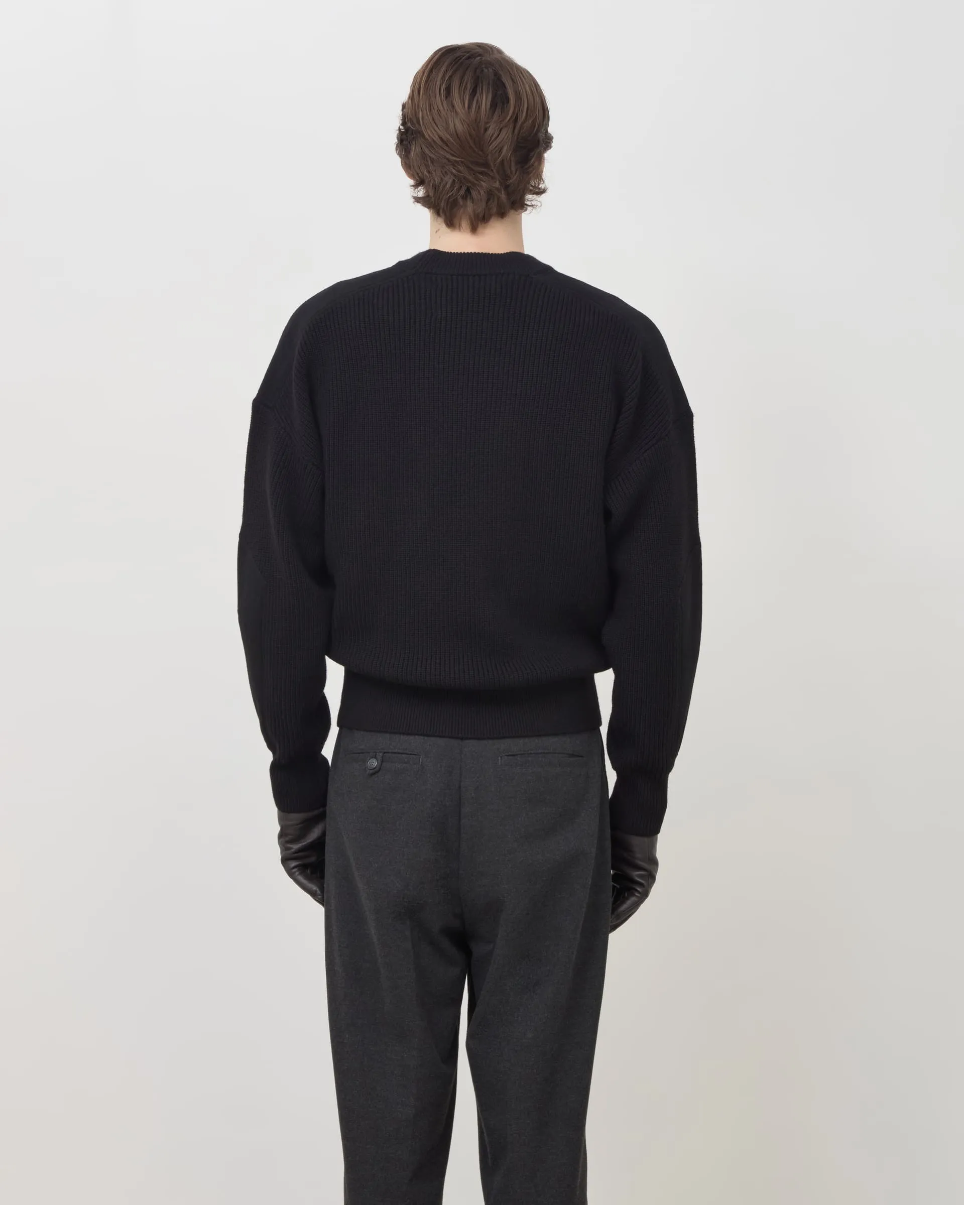 Military Knit Sweater - Black sold by Daniel Simmons product image thumbnail 5