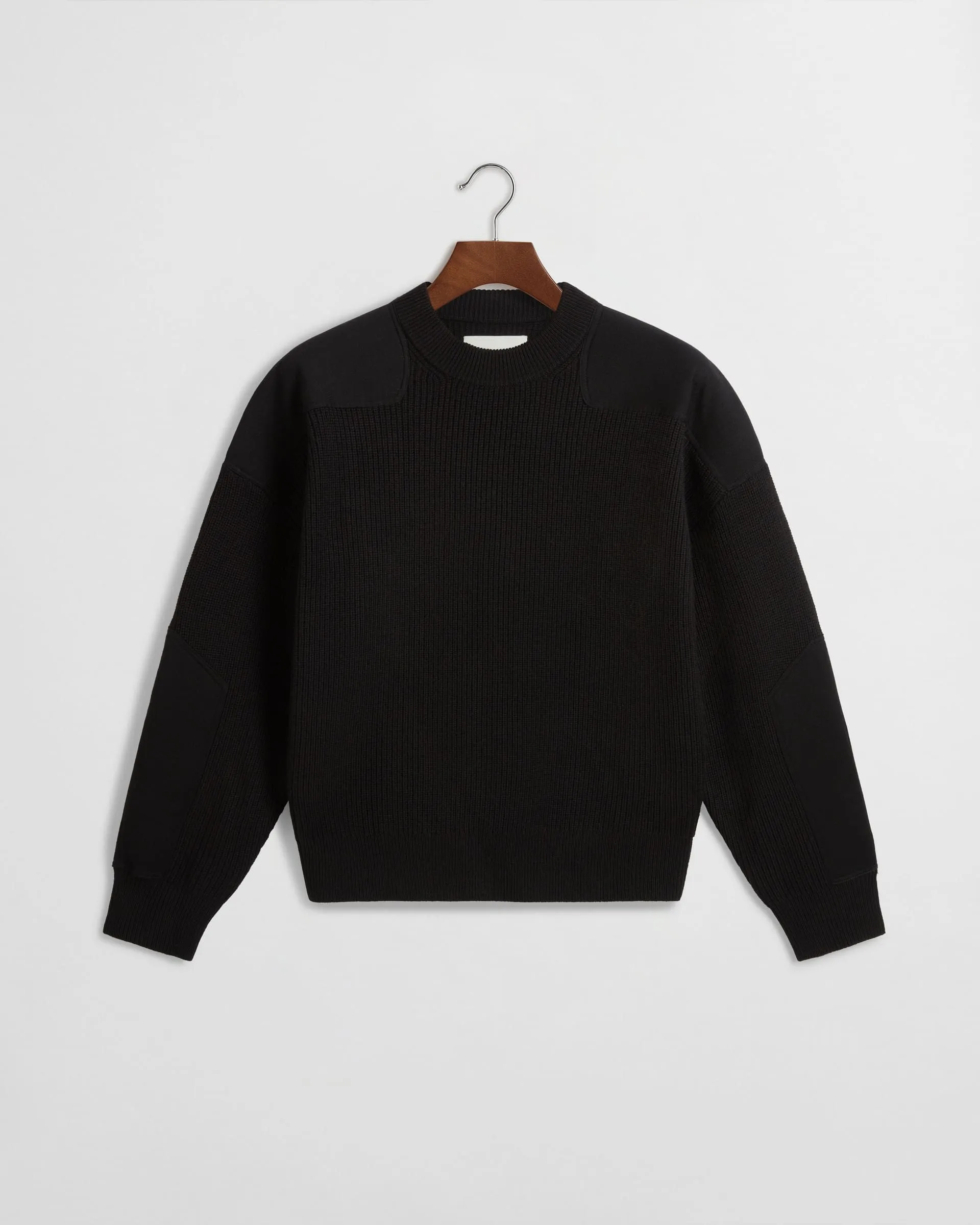 Military Knit Sweater - Black sold by Daniel Simmons