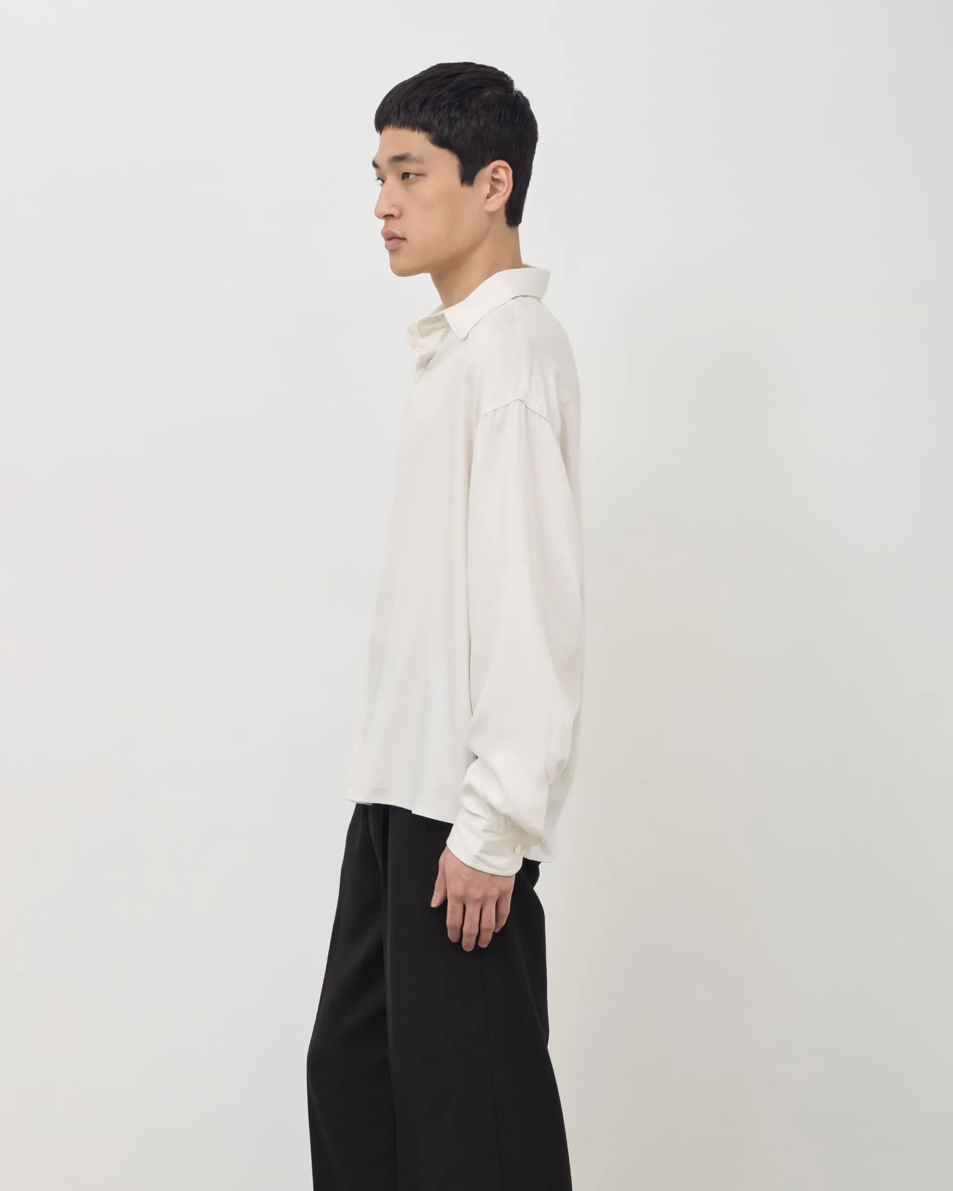 Drape Shirt V2 - Ivory sold by Daniel Simmons product image thumbnail 4