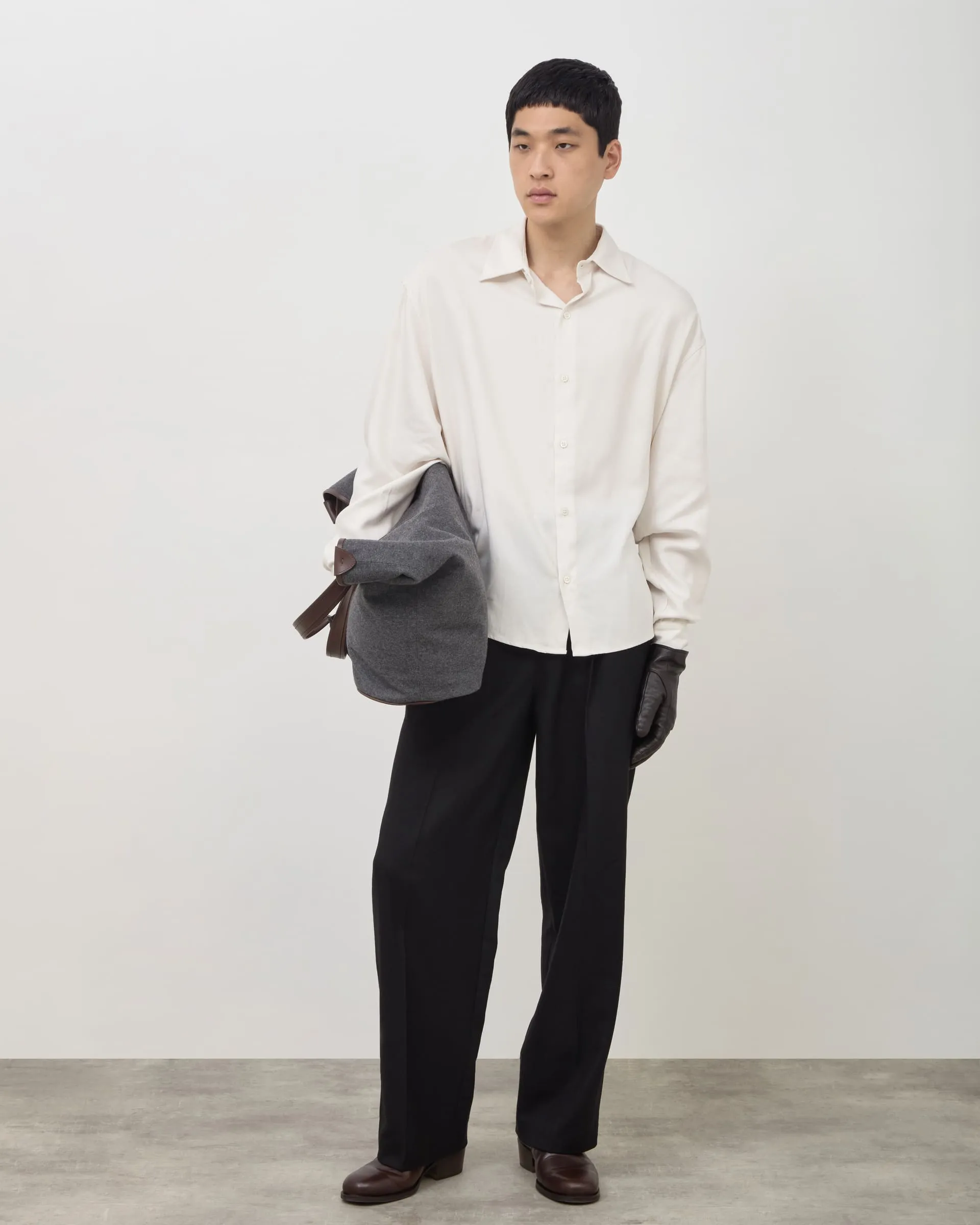 Drape Shirt V2 - Ivory sold by Daniel Simmons product image thumbnail 2