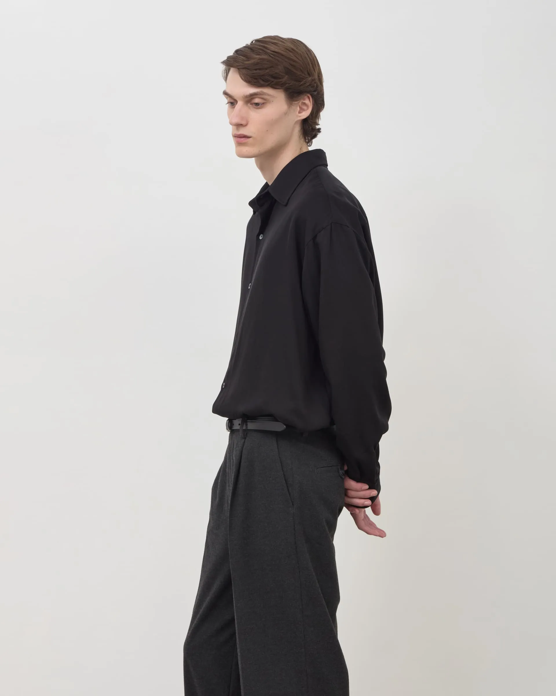 Drape Shirt V2 - Black sold by Daniel Simmons product image thumbnail 4
