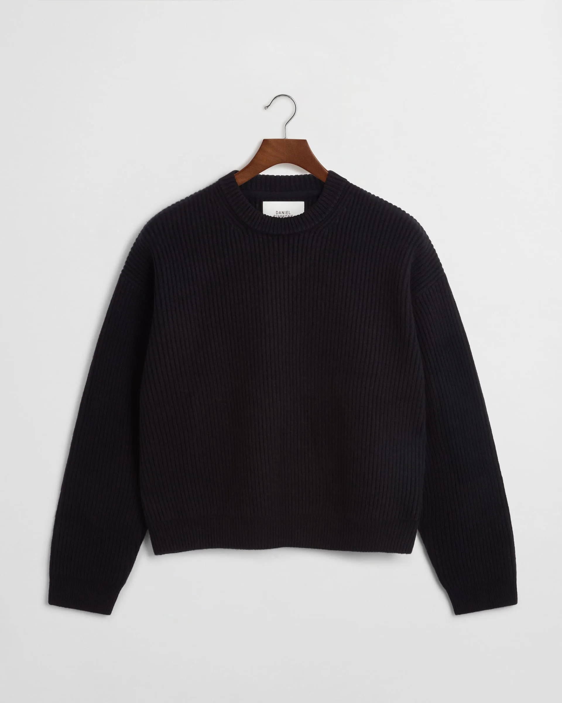Merino Knit Sweater - Black sold by Daniel Simmons