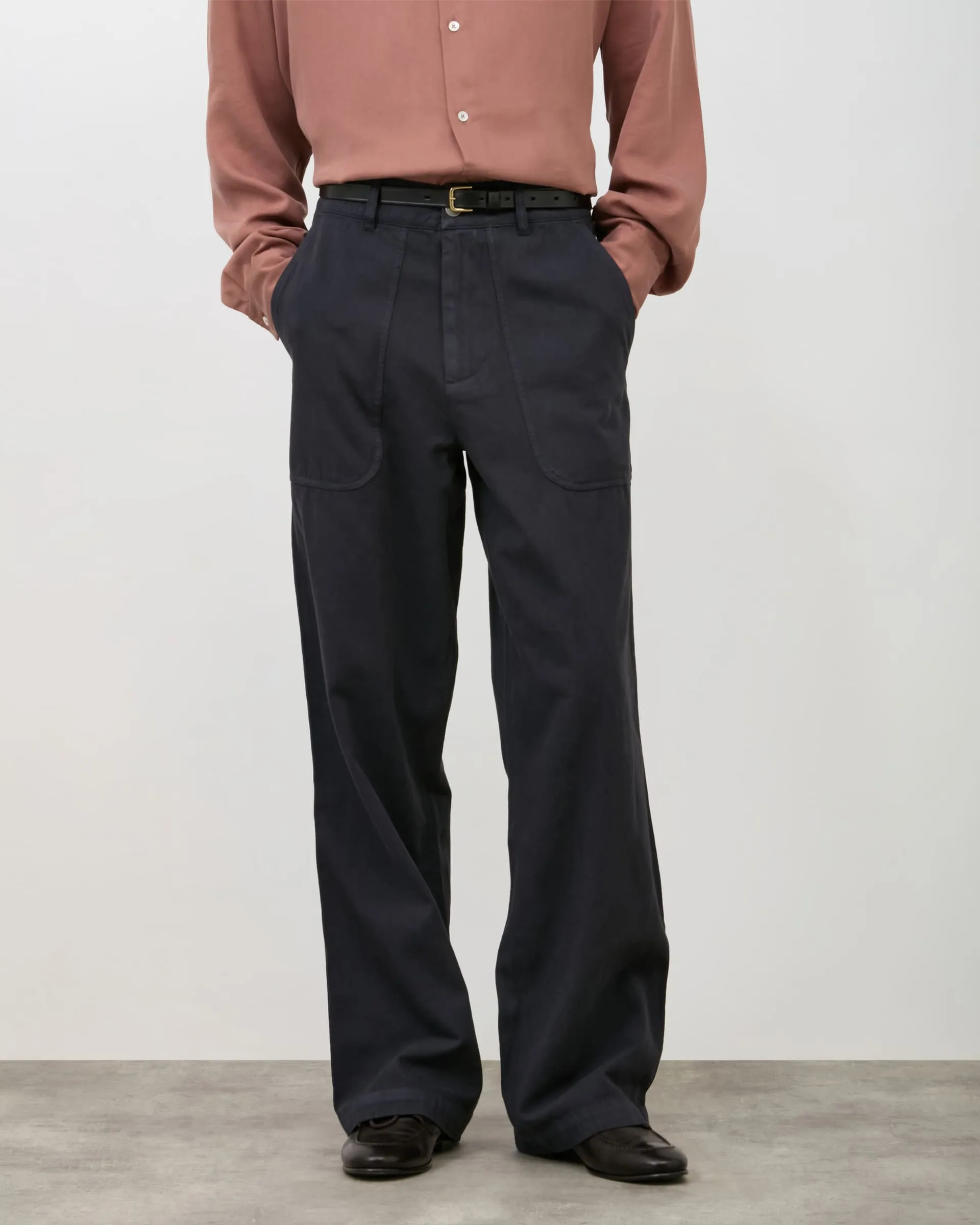 Fatigue Trousers - Vintage Navy sold by Daniel Simmons product image thumbnail 3