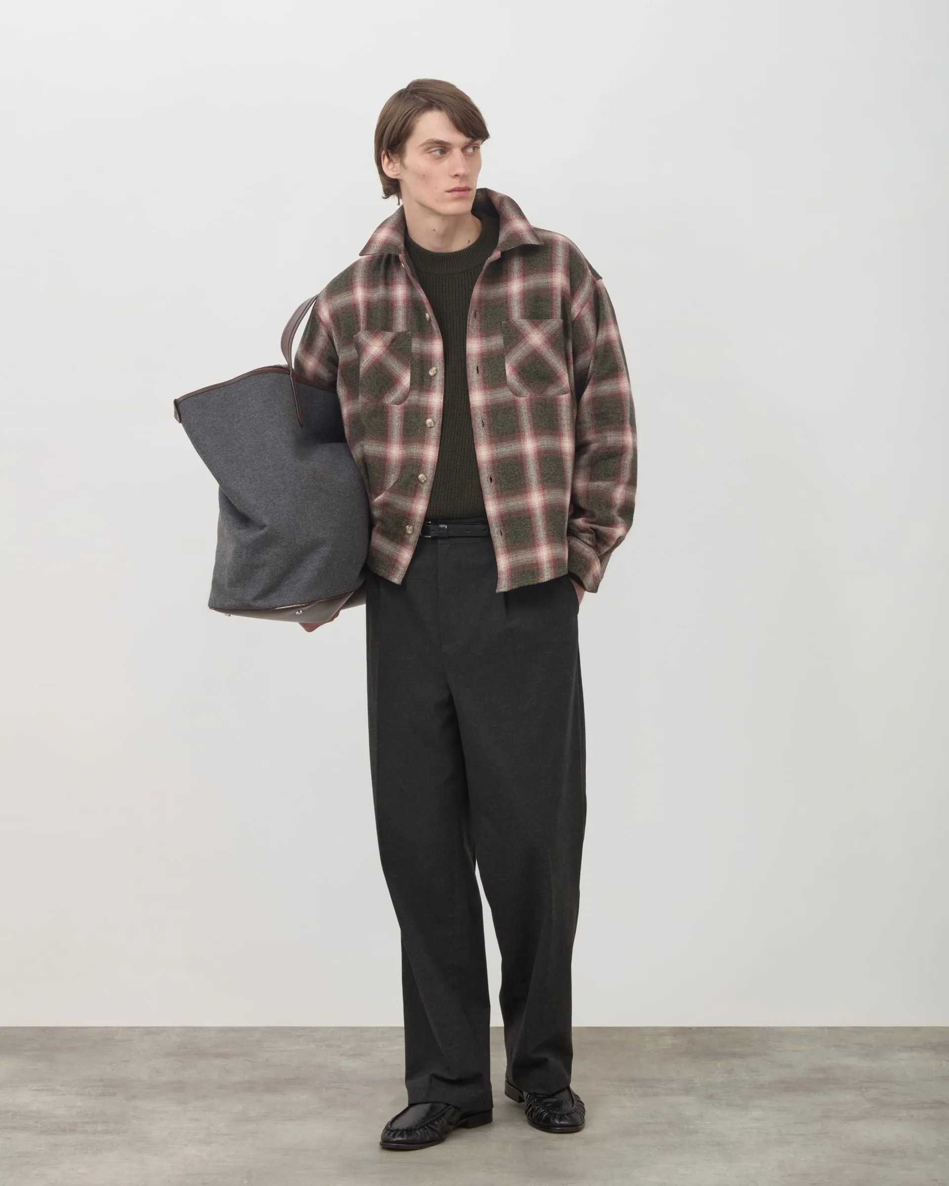 Japanese Flannel Shirt - Green / PInk sold by Daniel Simmons product image thumbnail 2