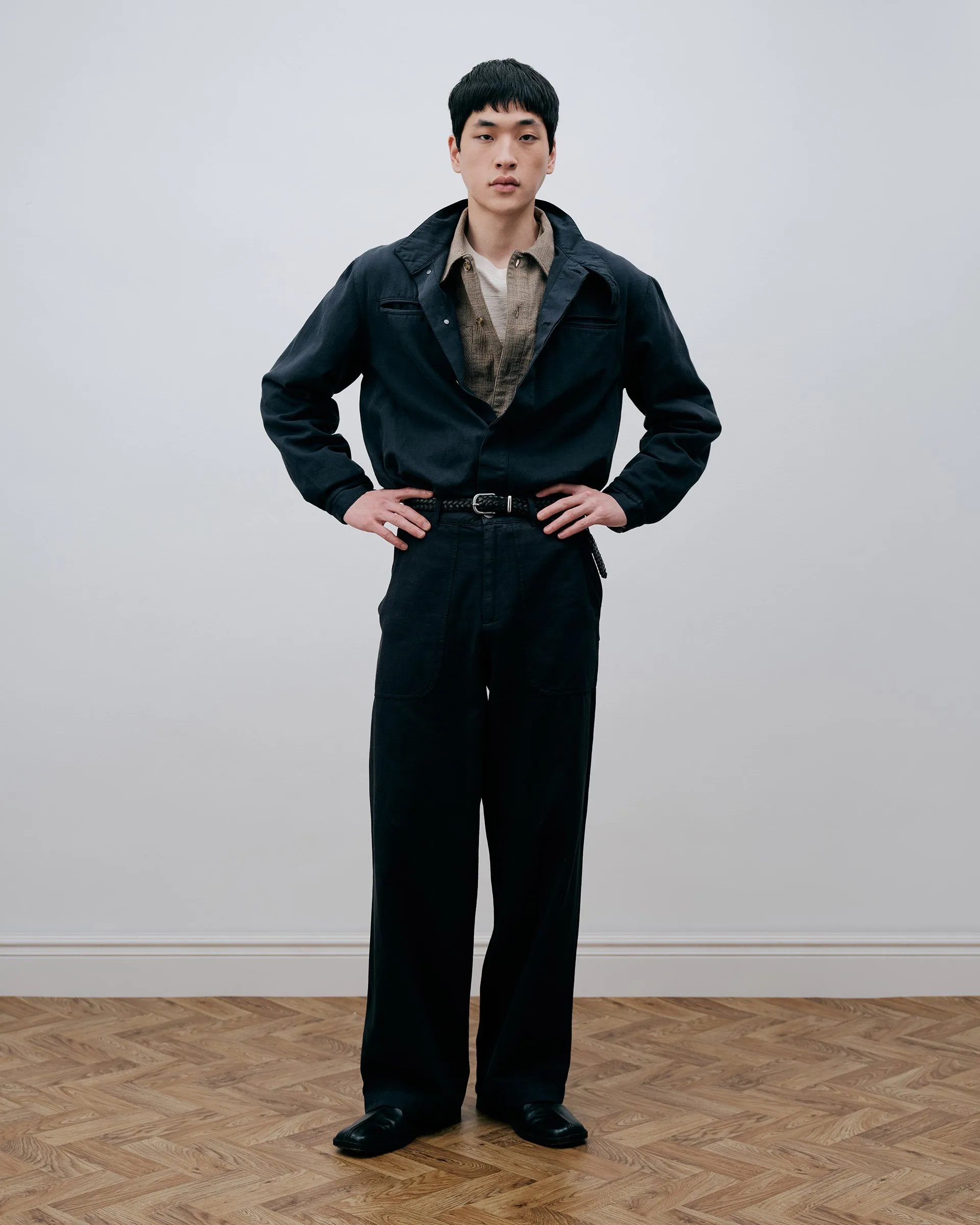 Fatigue Overshirt - Vintage Navy sold by Daniel Simmons product image thumbnail 2