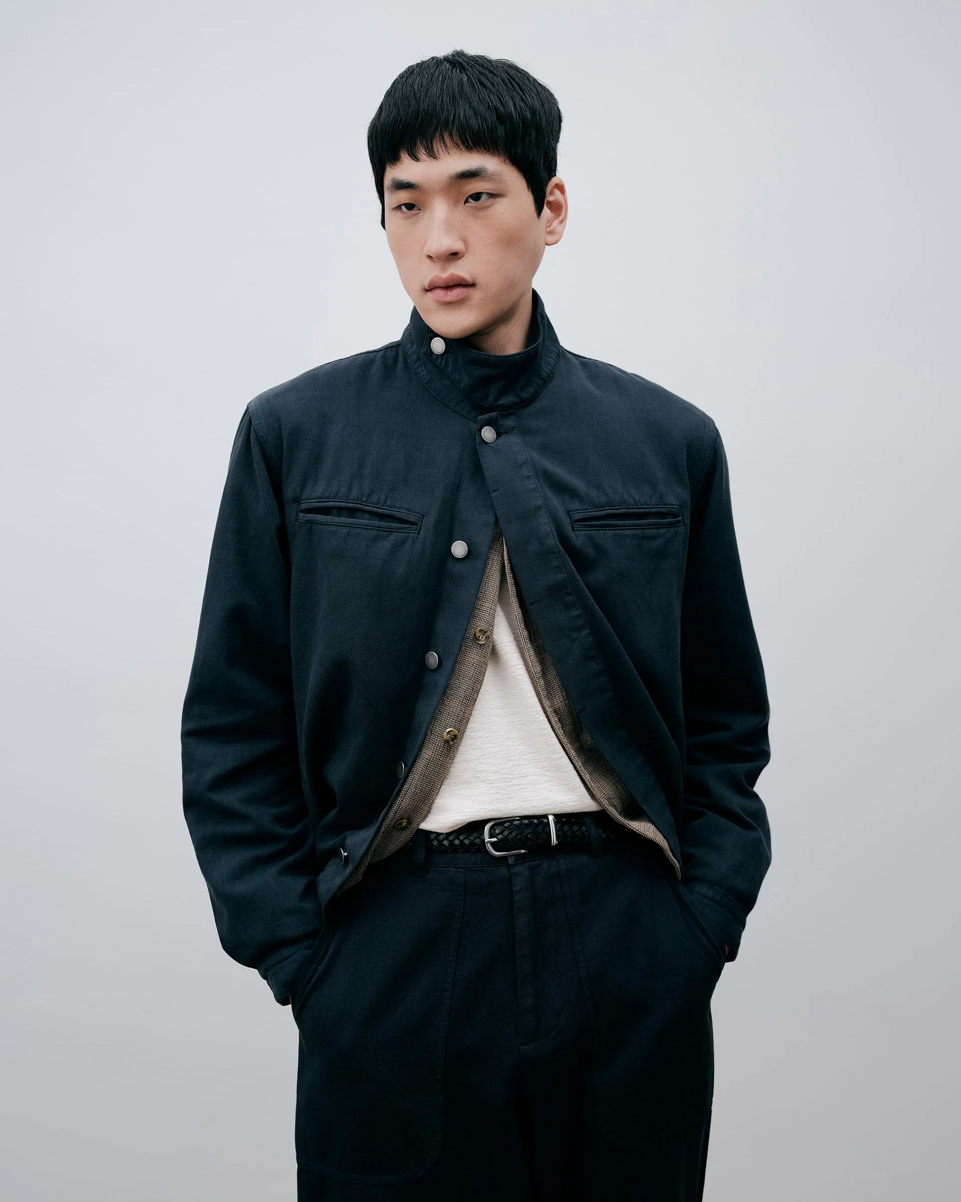 Fatigue Overshirt - Vintage Navy sold by Daniel Simmons product image thumbnail 3