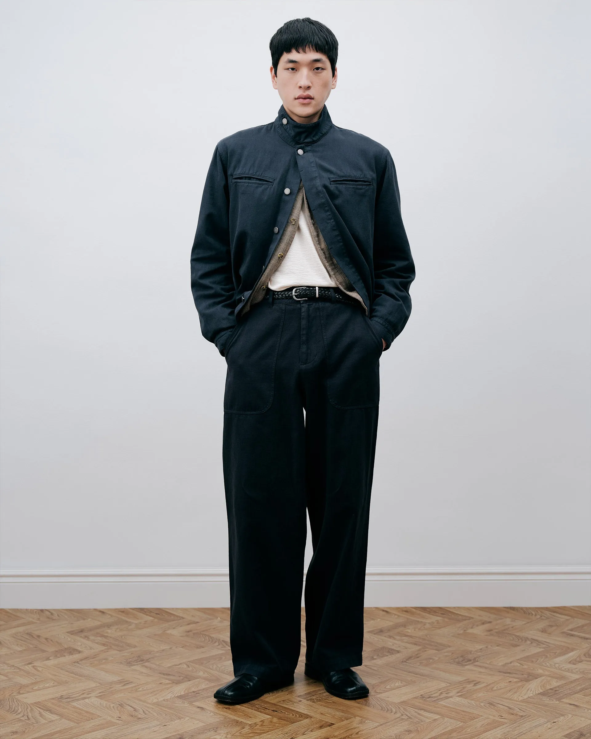 Fatigue Overshirt - Vintage Navy sold by Daniel Simmons product image thumbnail 5