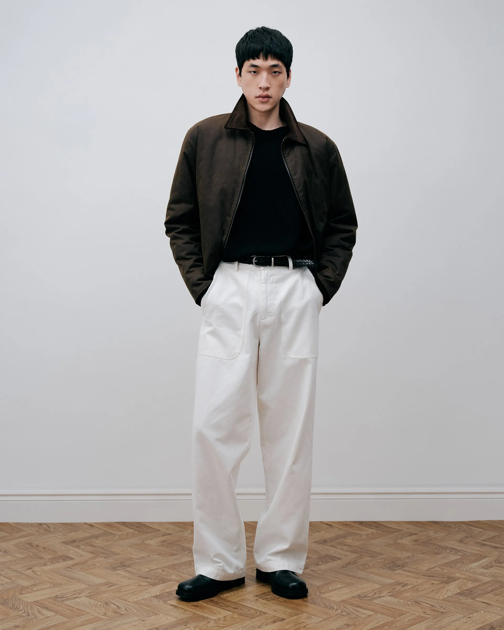 Fatigue Trousers - Cream sold by Daniel Simmons product image thumbnail 2