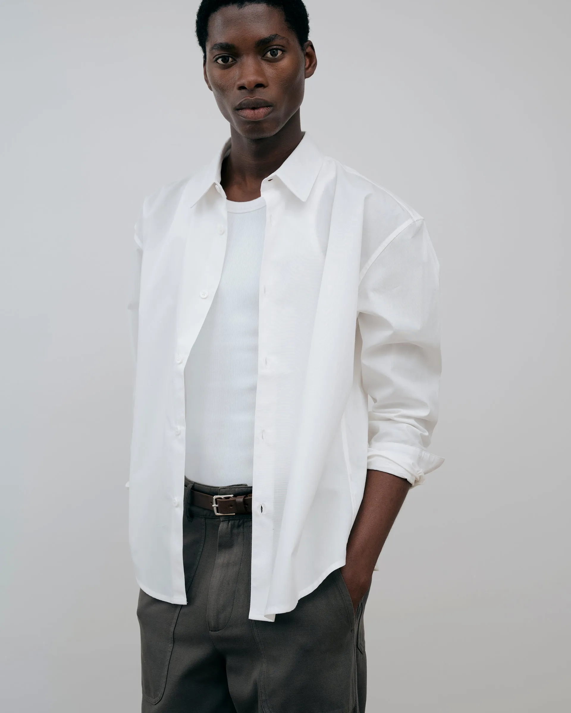Classic Shirt - Ivory sold by Daniel Simmons product image thumbnail 3