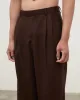 Forest Pleated Trousers - Brown sold by Daniel Simmons