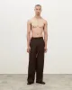 Forest Pleated Trousers - Brown sold by Daniel Simmons