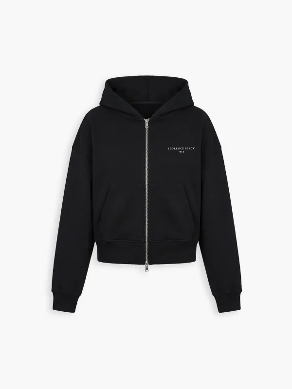 1954 Crop Zip Hoodie sold by Florence Black