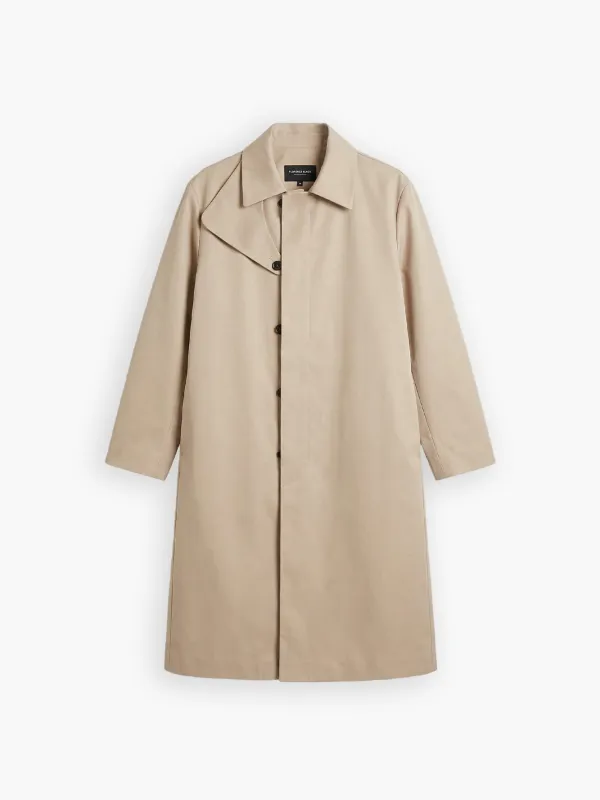 Elen Cotton Mac Coat sold by Florence Black
