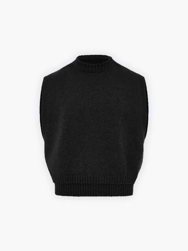 Elena Cropped Vest sold by Florence Black