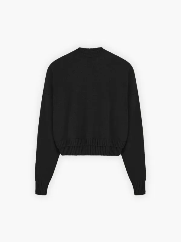 Theo Cropped Sweater sold by Florence Black