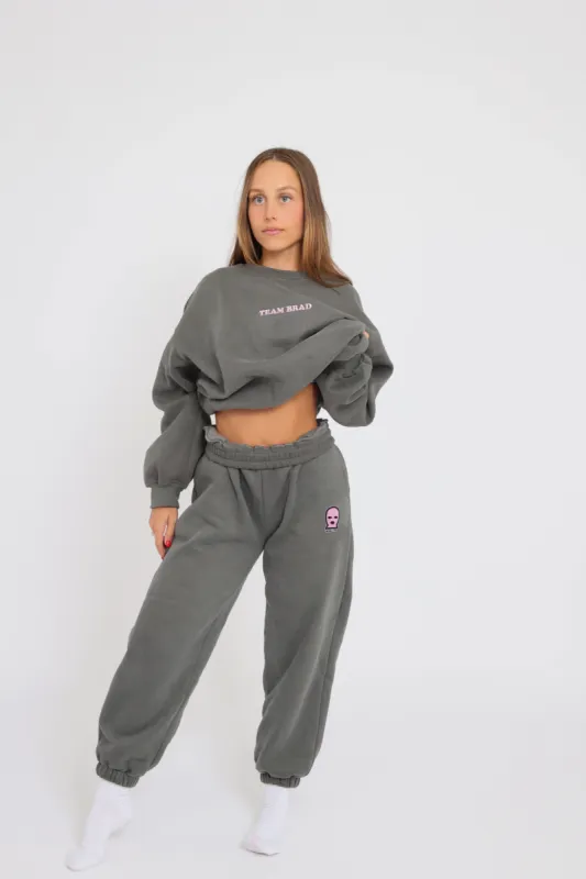 Grey Mob Pant sold by Strawberry Milk Mob