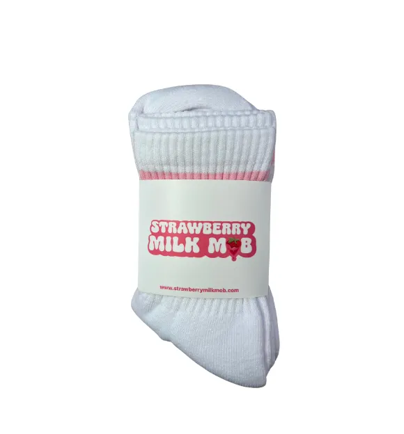 Socks sold by Strawberry Milk Mob