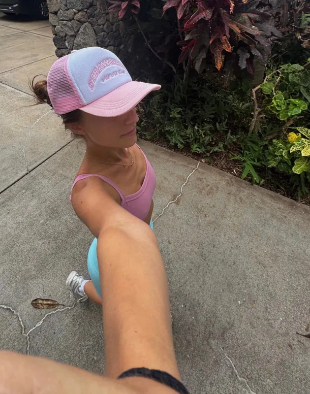 PINK HAT made by Strawberry Milk Mob
