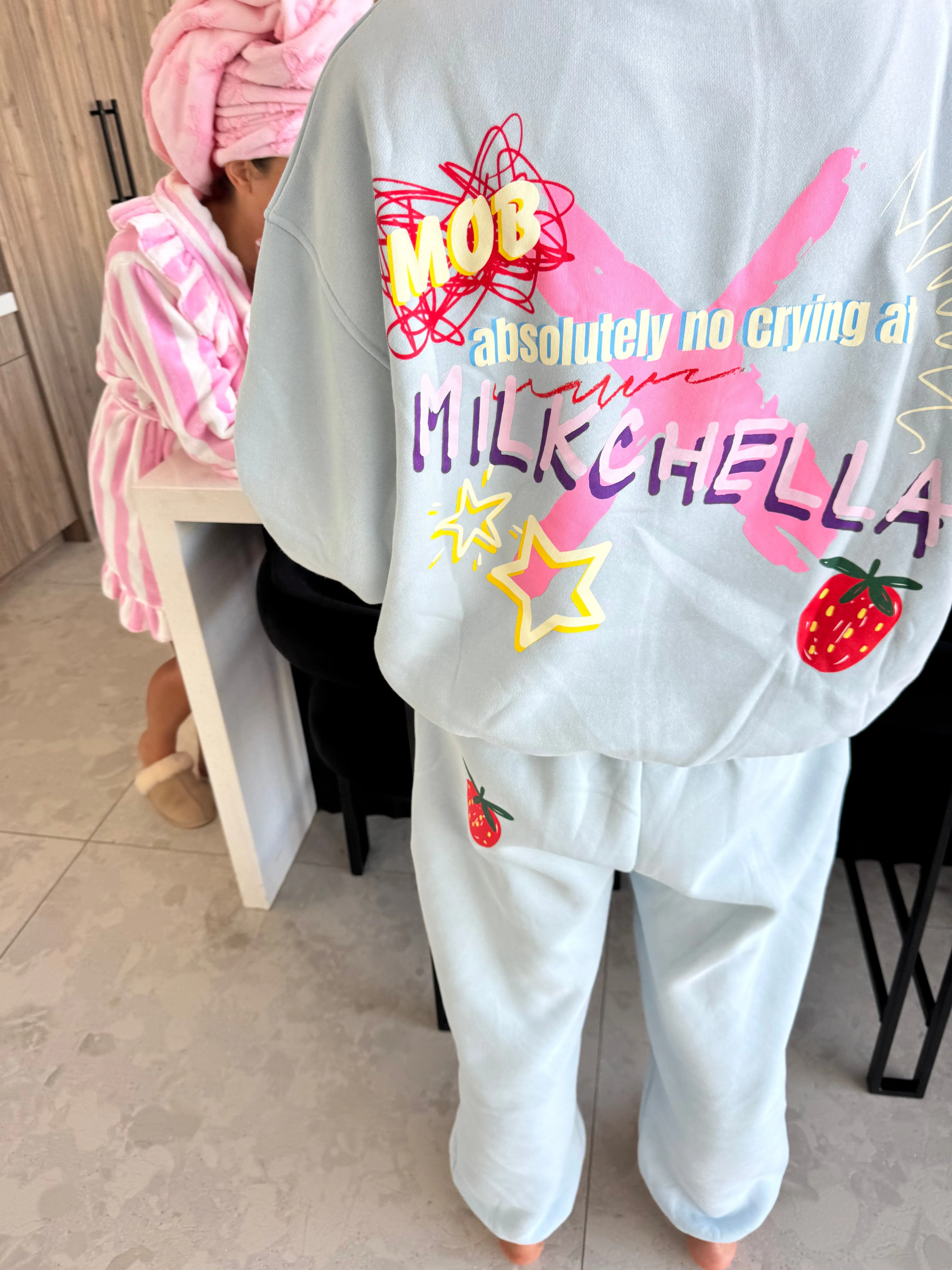 Milkchella Sweatpants sold by Strawberry Milk Mob product image thumbnail 5