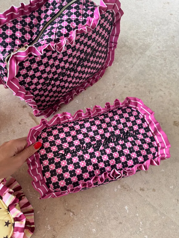 Black Cherry Cosmetic Bag made by Strawberry Milk Mob