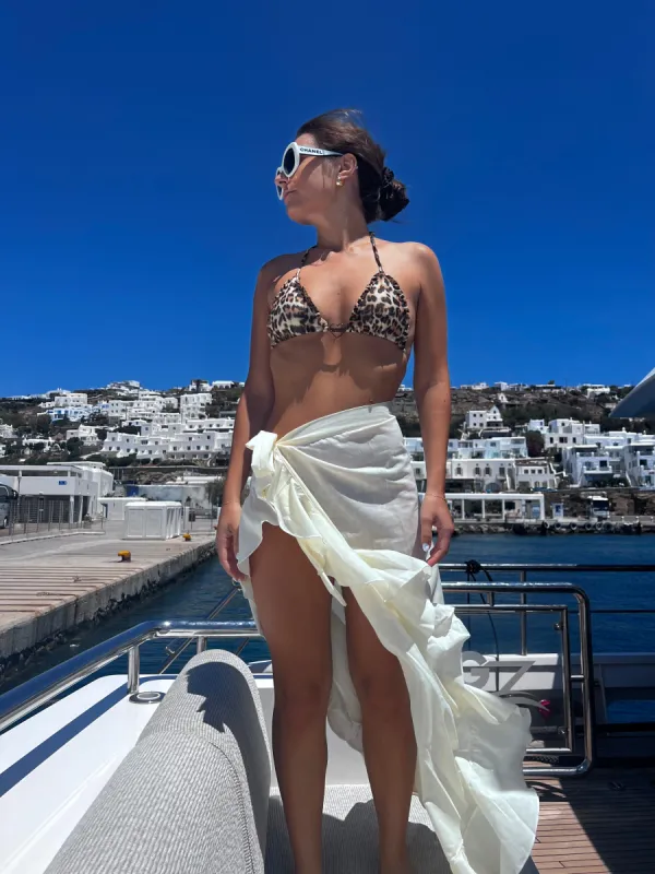 WHITE Milos Skirt sold by Strawberry Milk Mob
