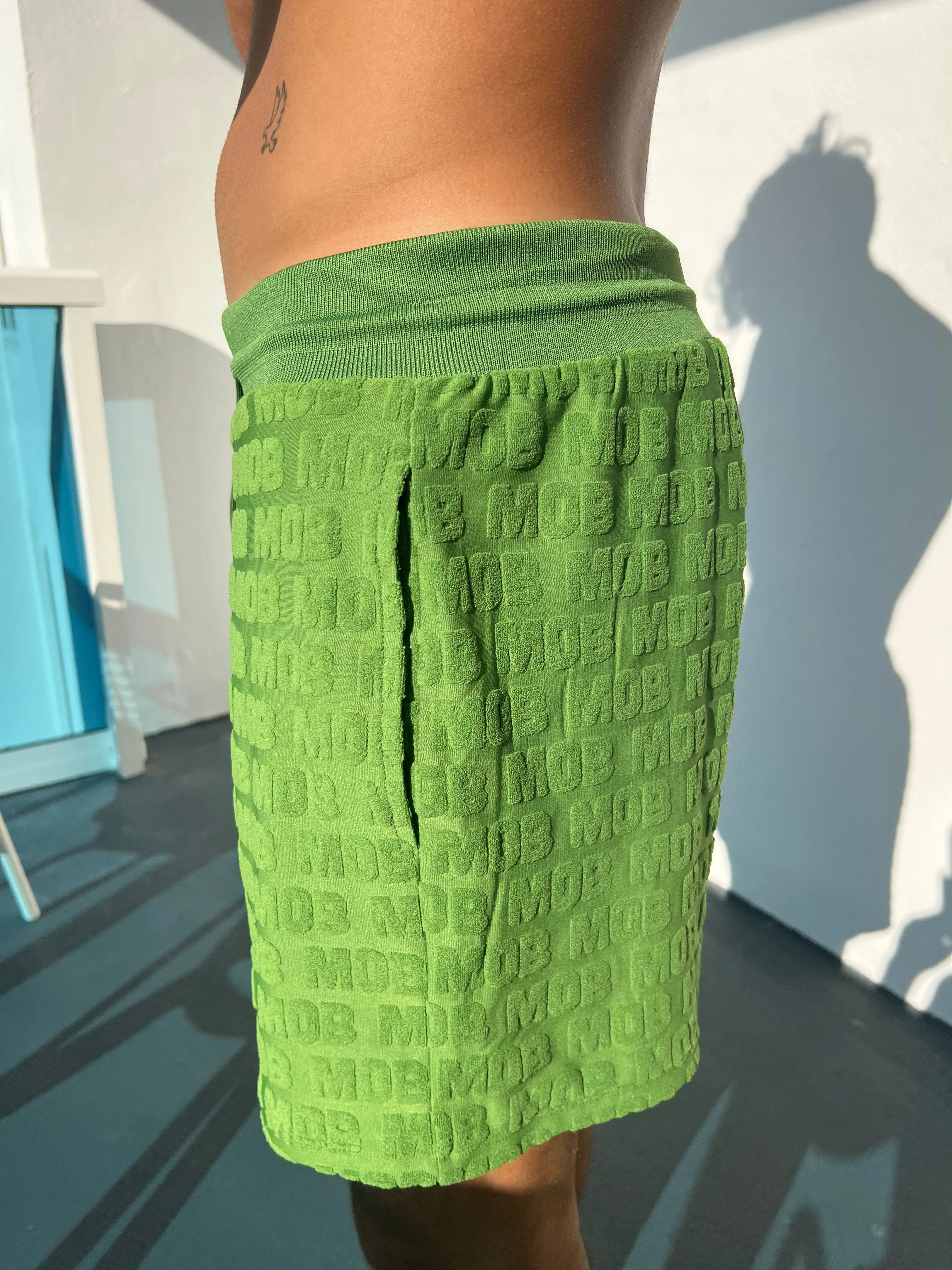 GREEN Terry Short sold by Strawberry Milk Mob product image thumbnail 4