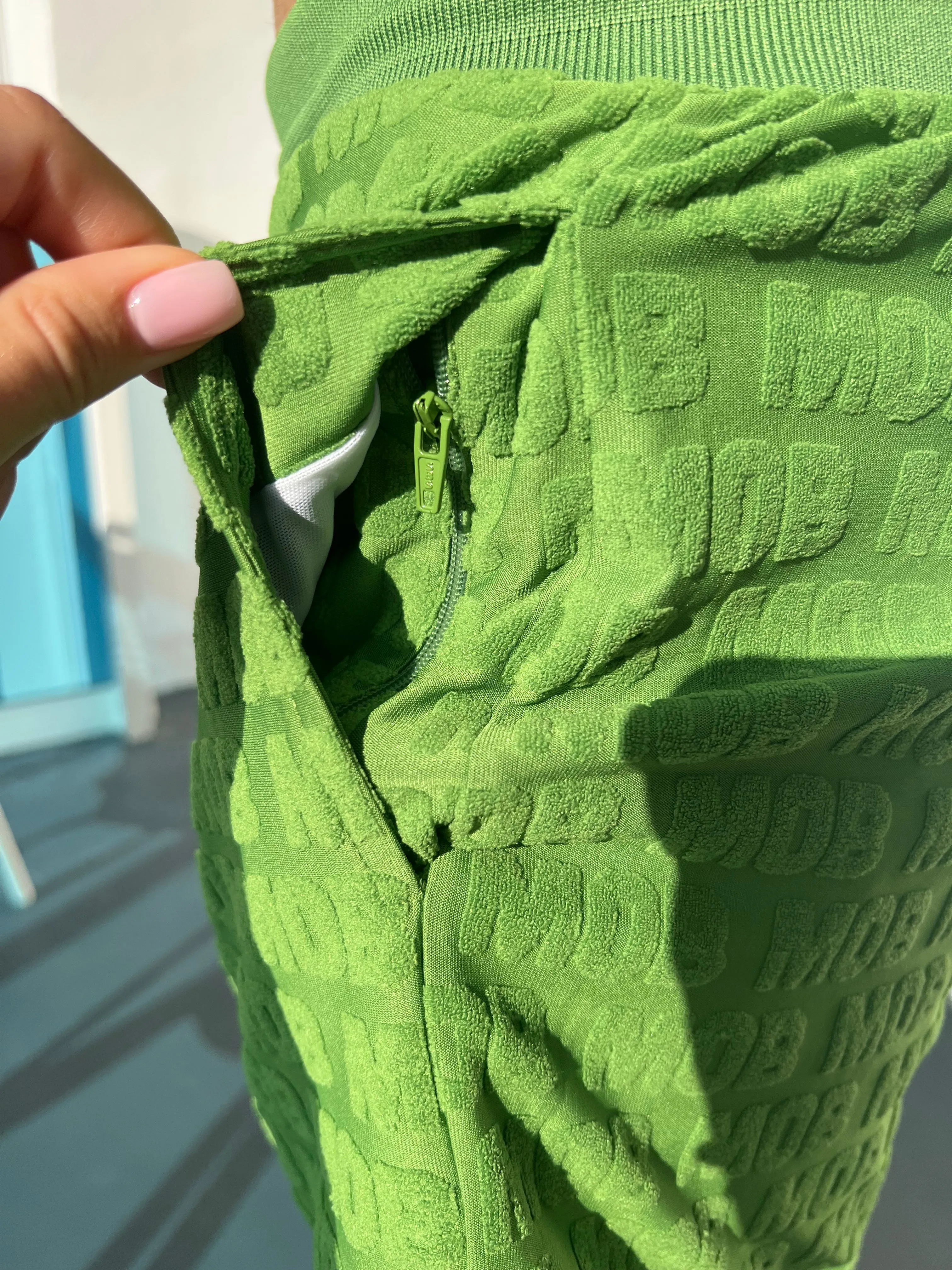 GREEN Terry Short sold by Strawberry Milk Mob product image thumbnail 5