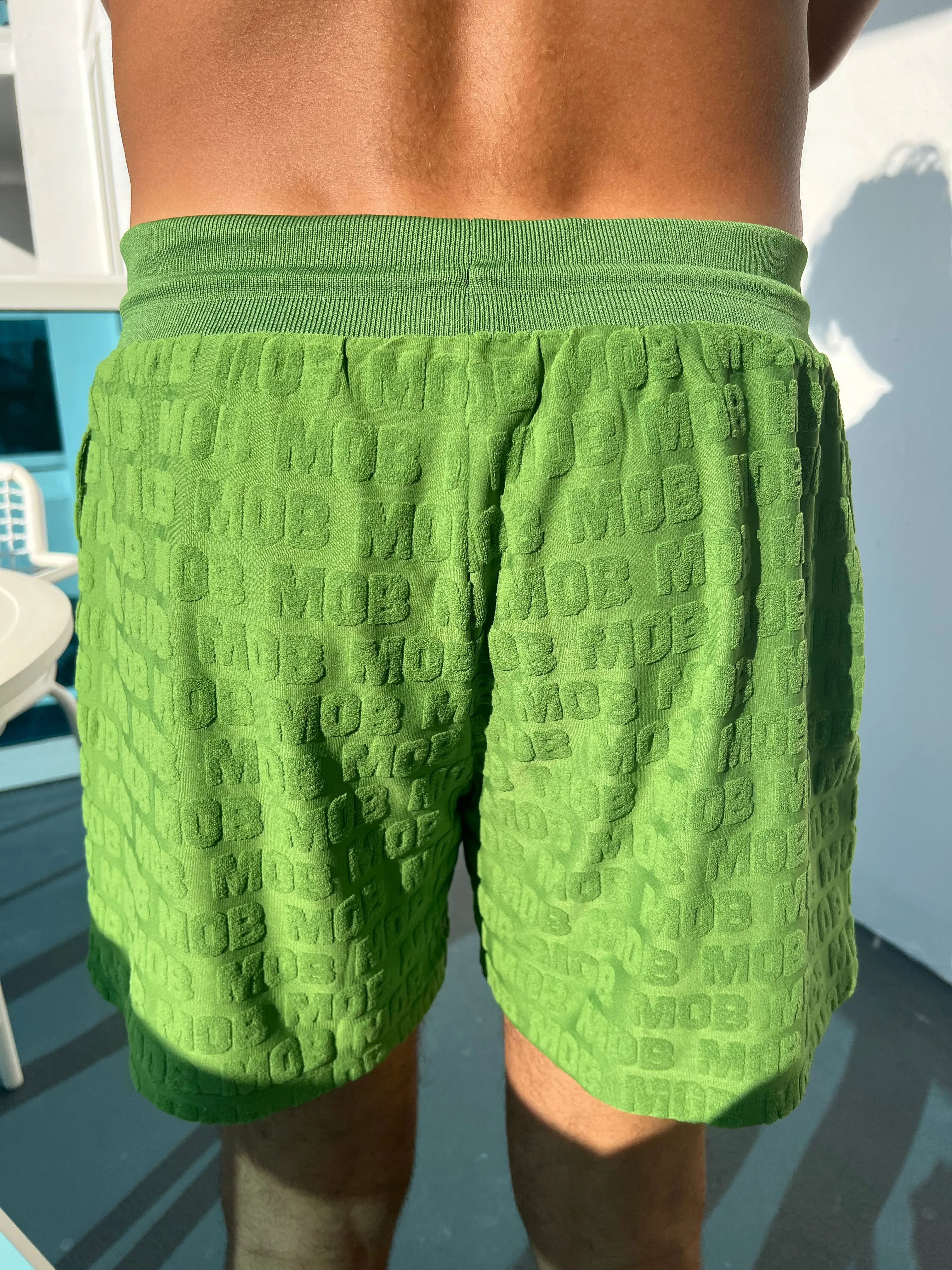 GREEN Terry Short sold by Strawberry Milk Mob product image thumbnail 3