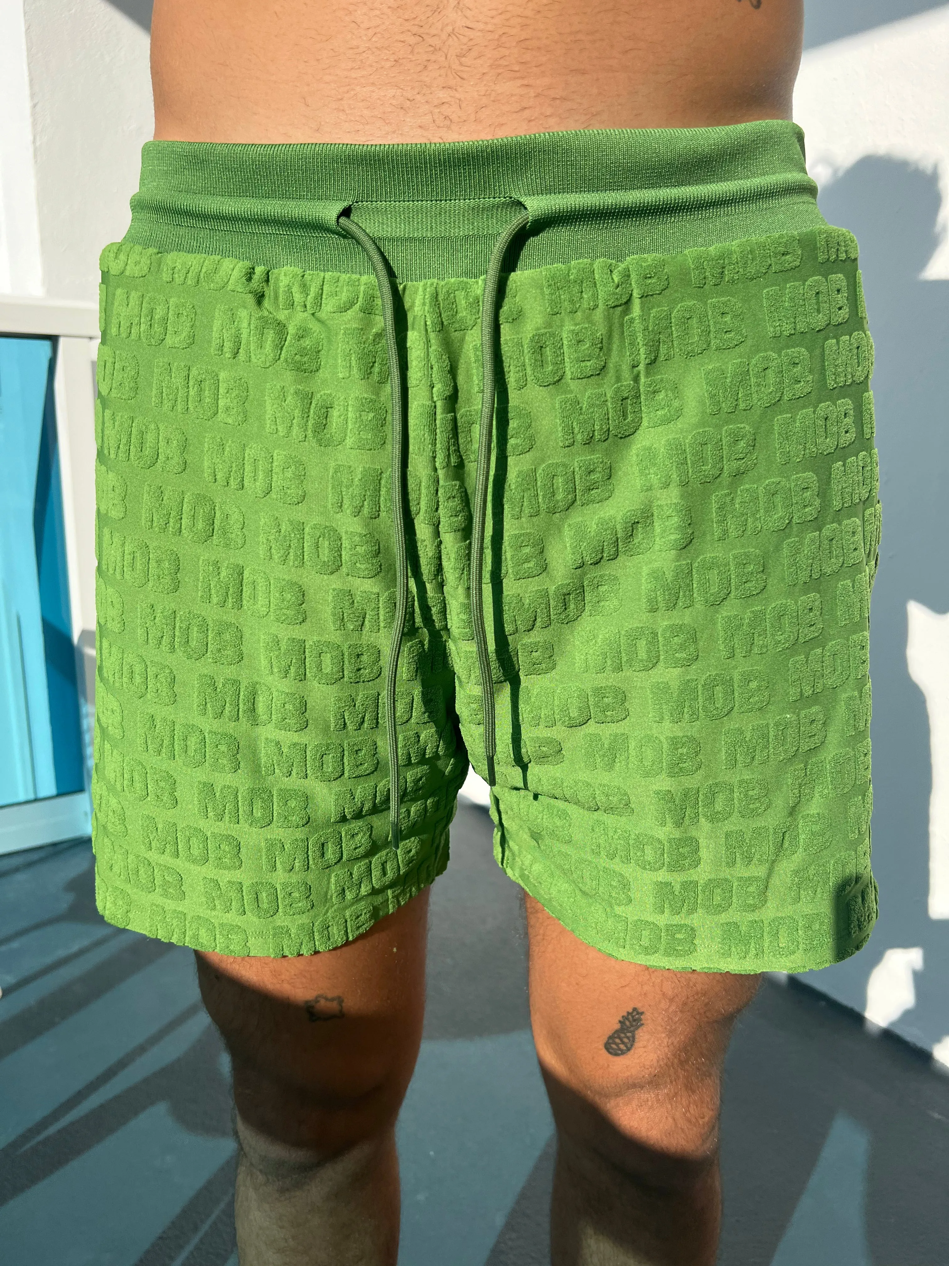 GREEN Terry Short sold by Strawberry Milk Mob product image thumbnail 2