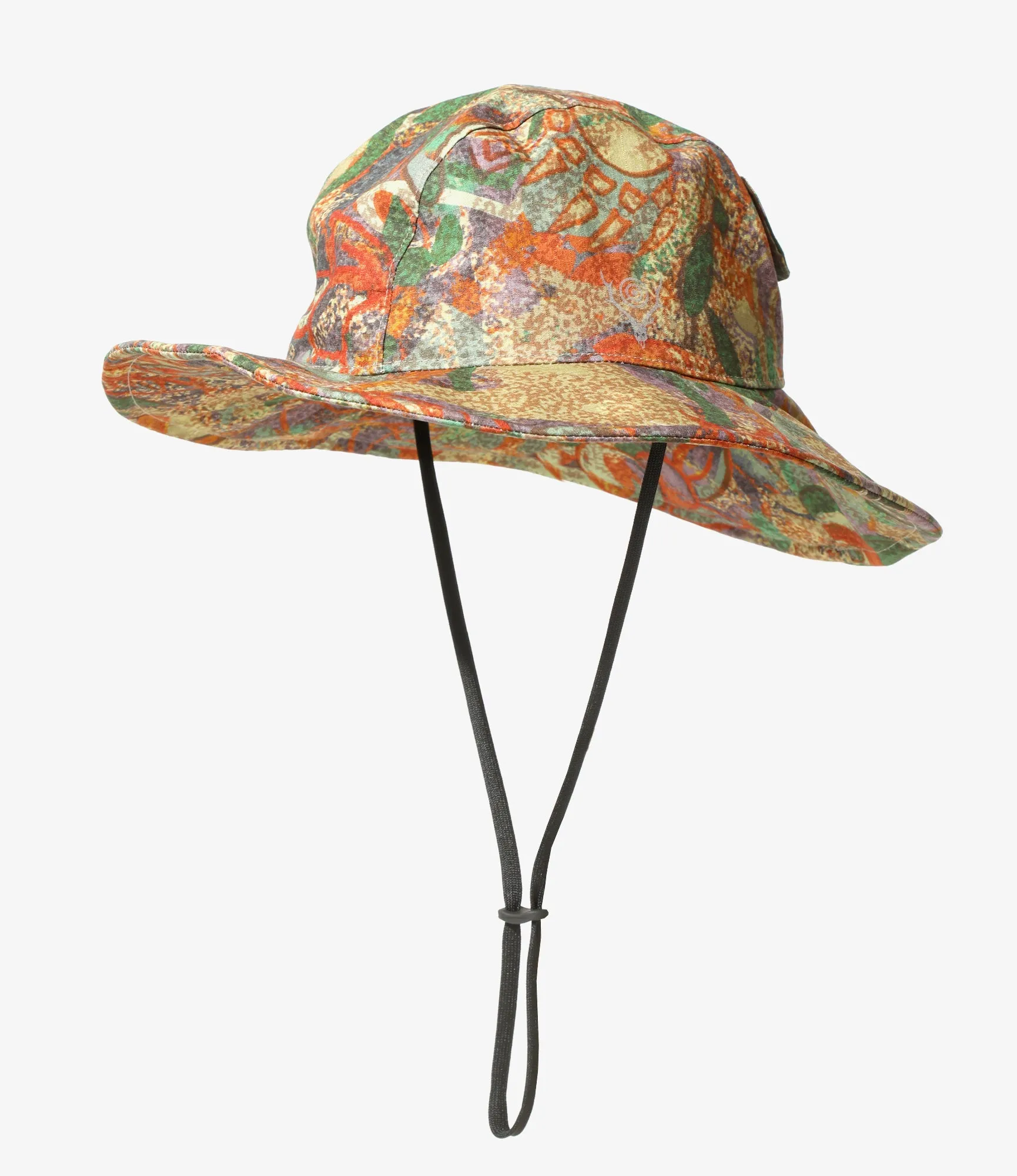 Long Brim Hat - EZO Forest - Cotton Ripstop / 3Layer sold by South2West8 product image thumbnail 2