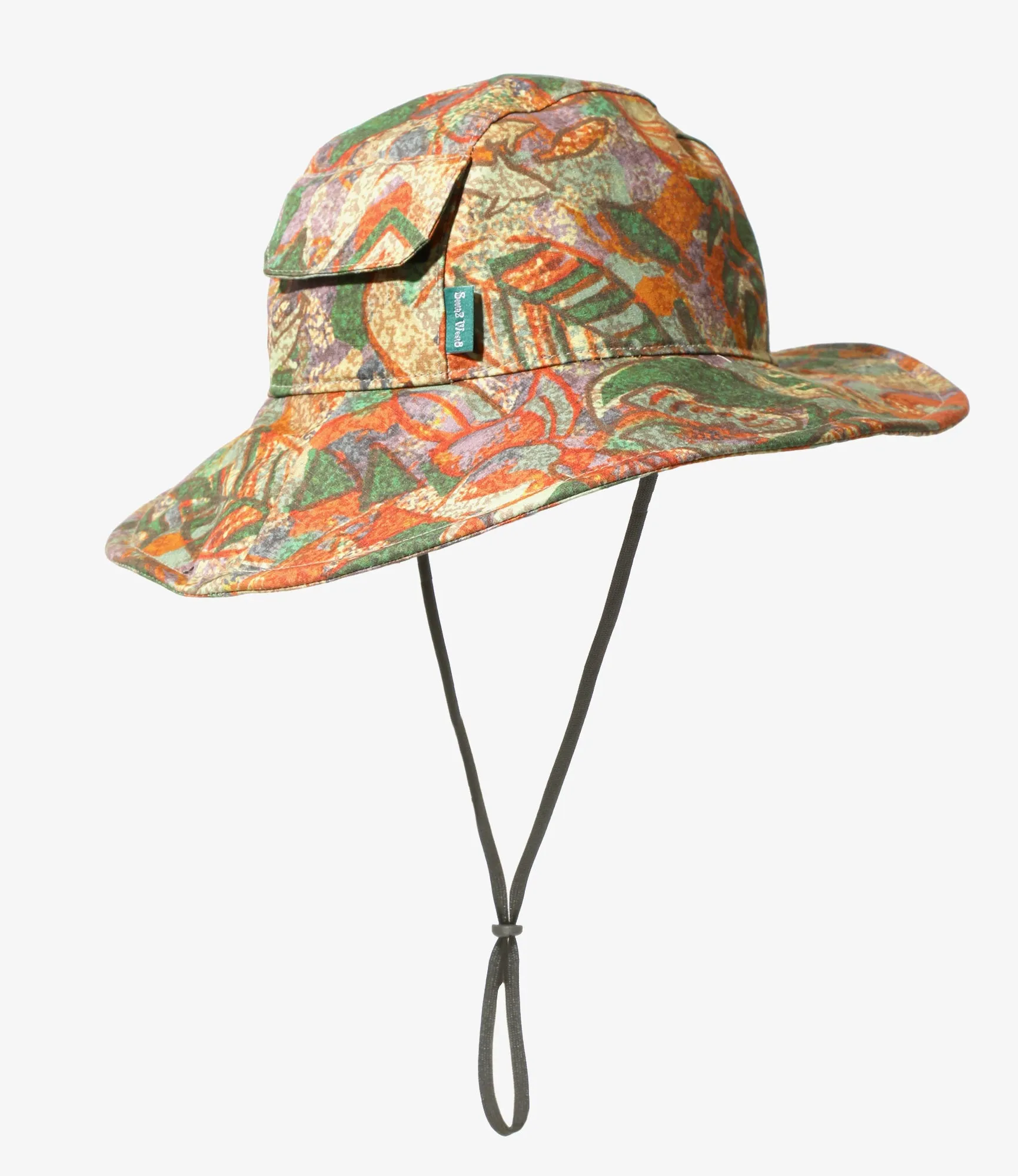 Long Brim Hat - EZO Forest - Cotton Ripstop / 3Layer sold by South2West8 product image thumbnail 3