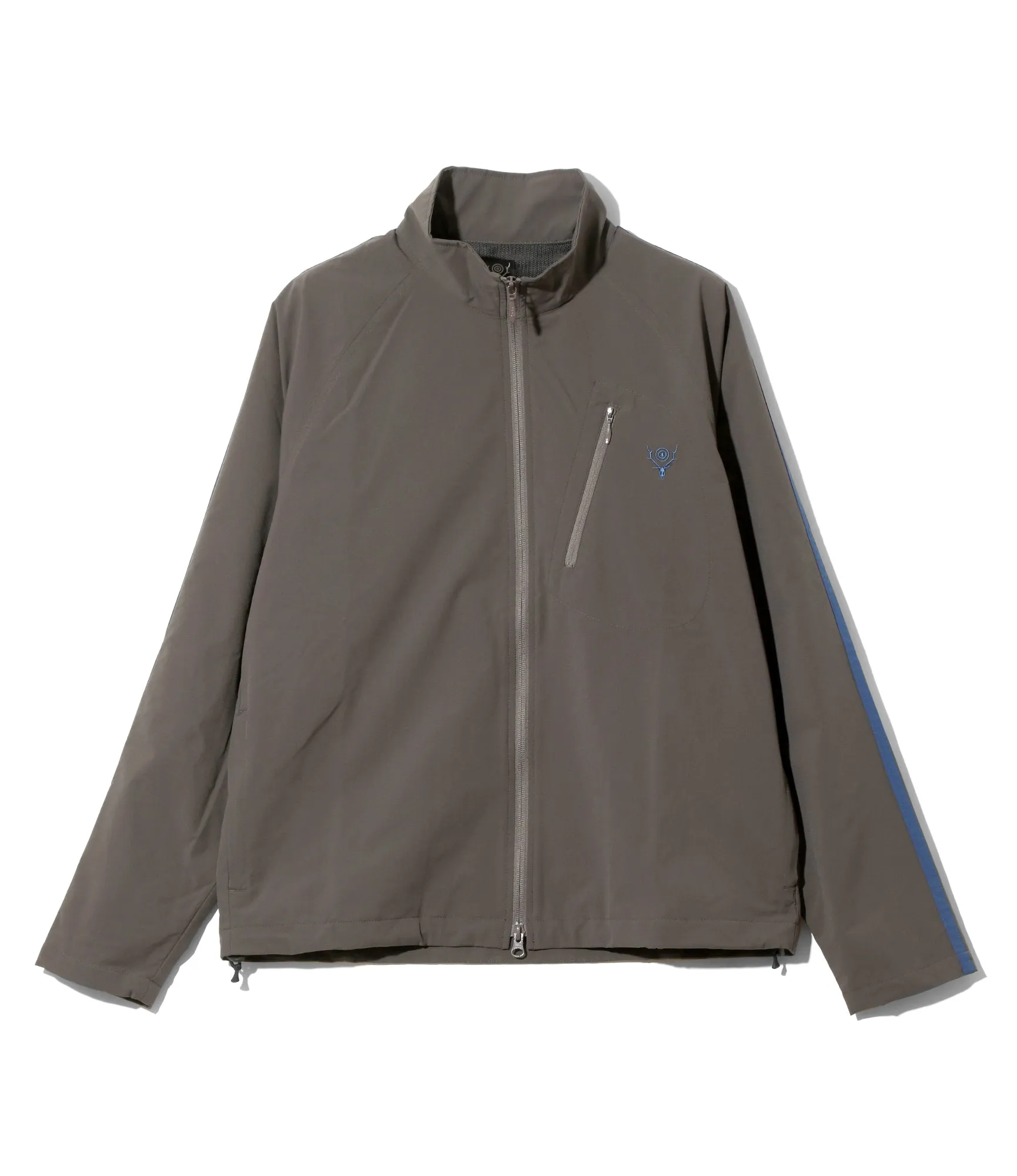 S.L. Zipped Trail Shirt - Grey - PE Ripstop sold by South2West8