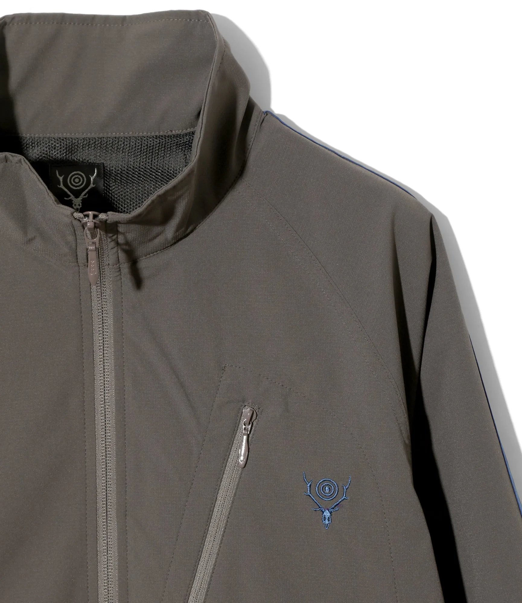 S.L. Zipped Trail Shirt - Grey - PE Ripstop sold by South2West8 product image thumbnail 2