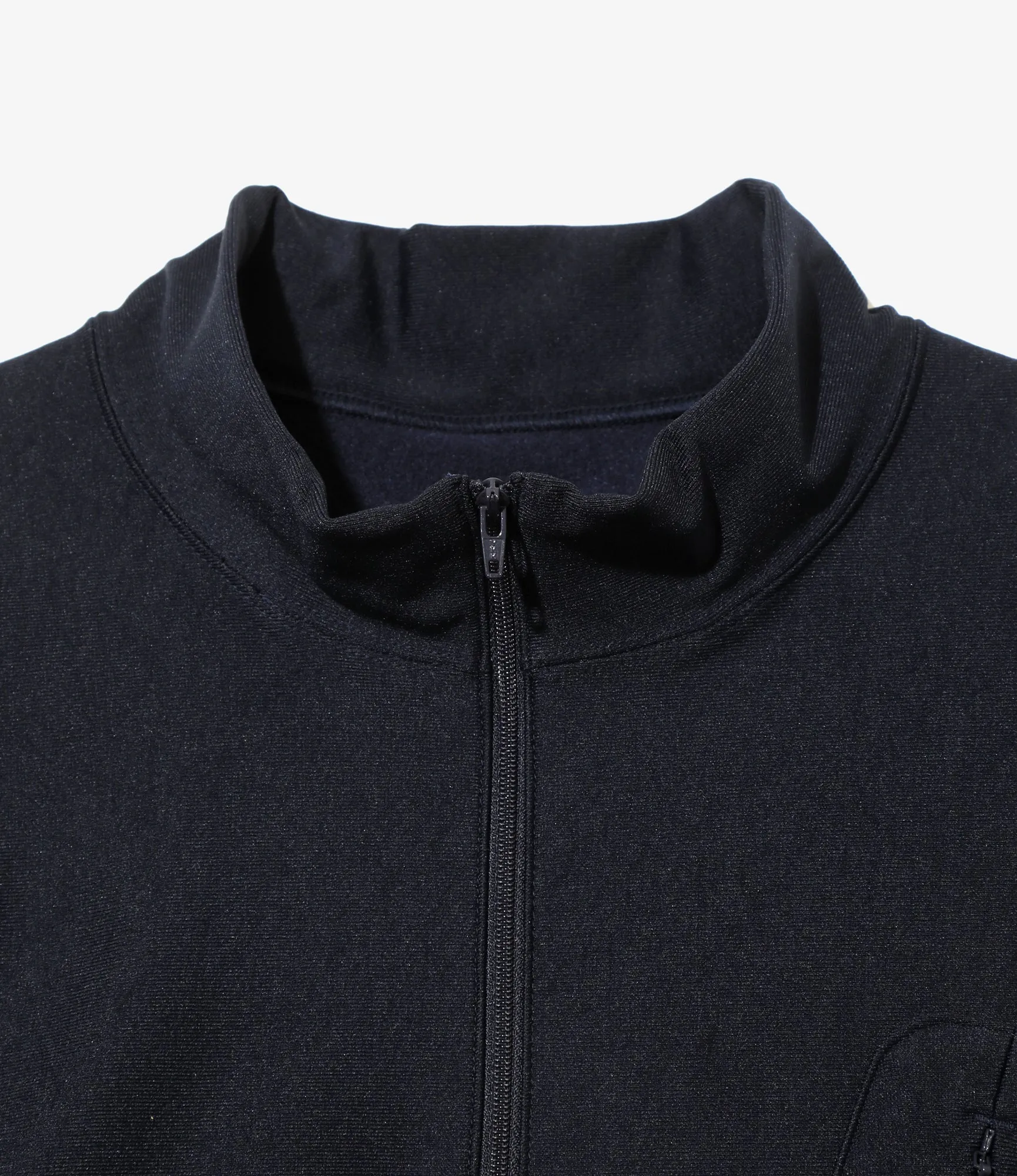 Zipped Pullover Scouting Shirt - Navy - N/PE/PU Tricot Jersey sold by South2West8 product image thumbnail 2
