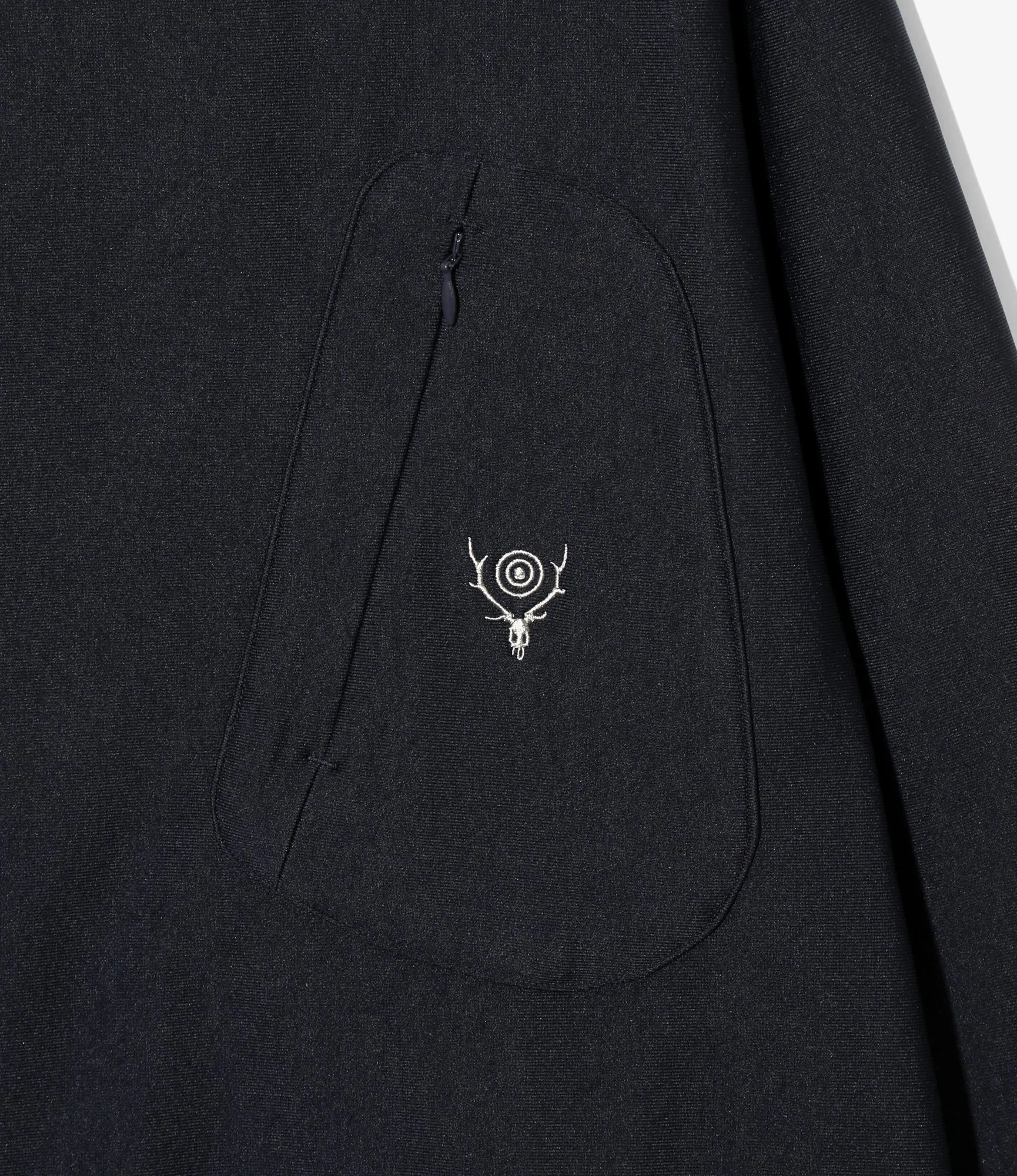 Crew Neck Scouting Shirt - Navy - N/PE/PU Tricot Jersey sold by South2West8 product image thumbnail 2