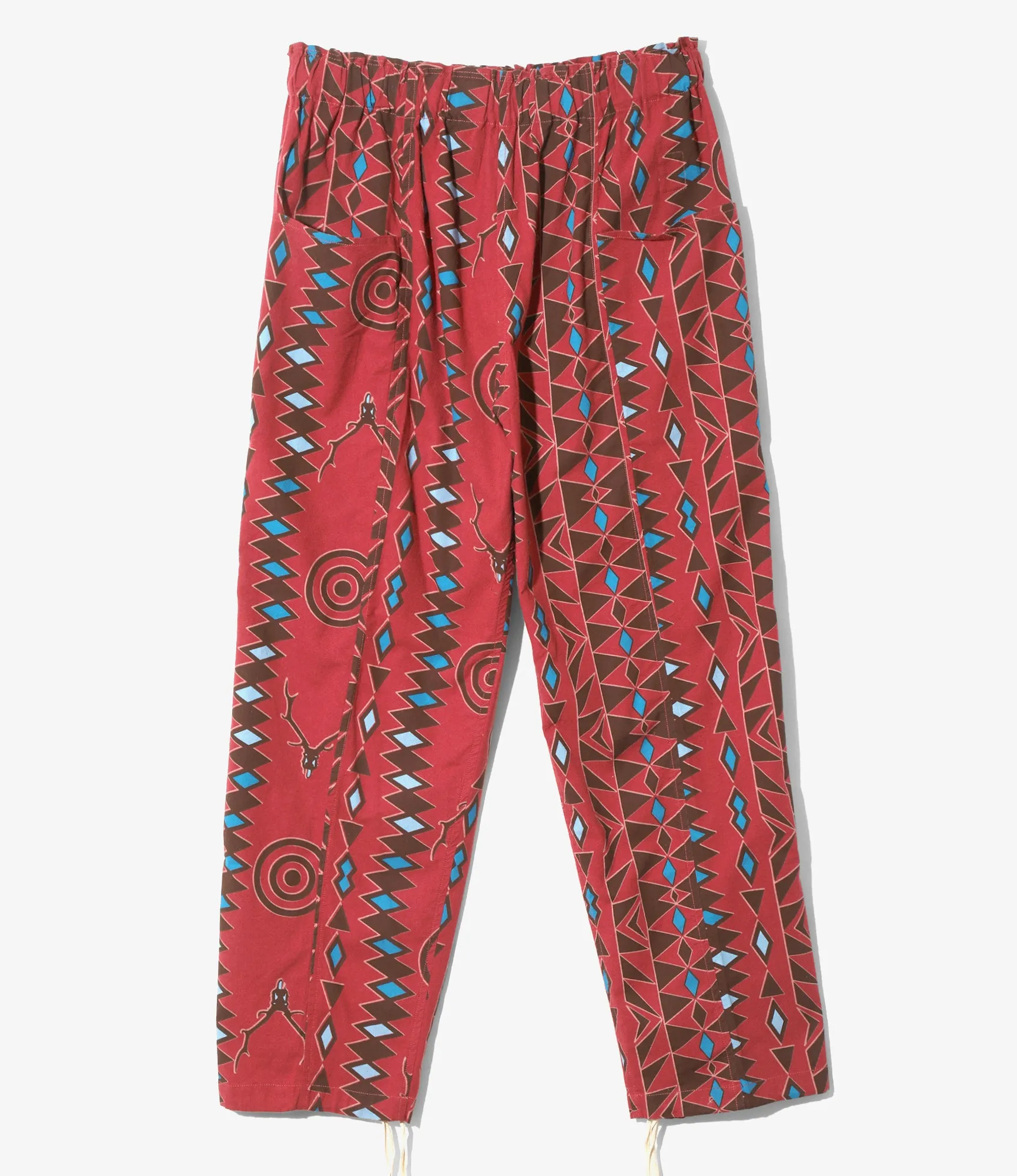Army String Pant - Skull&Target - Flannel Cloth / Printed sold by South2West8